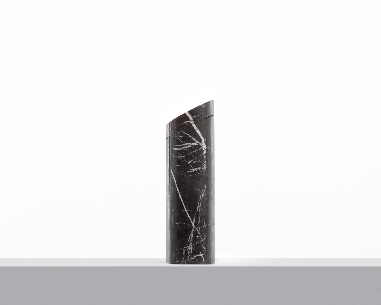 Modern Doric Marble Lamp by Carlos Aucejo For Sale