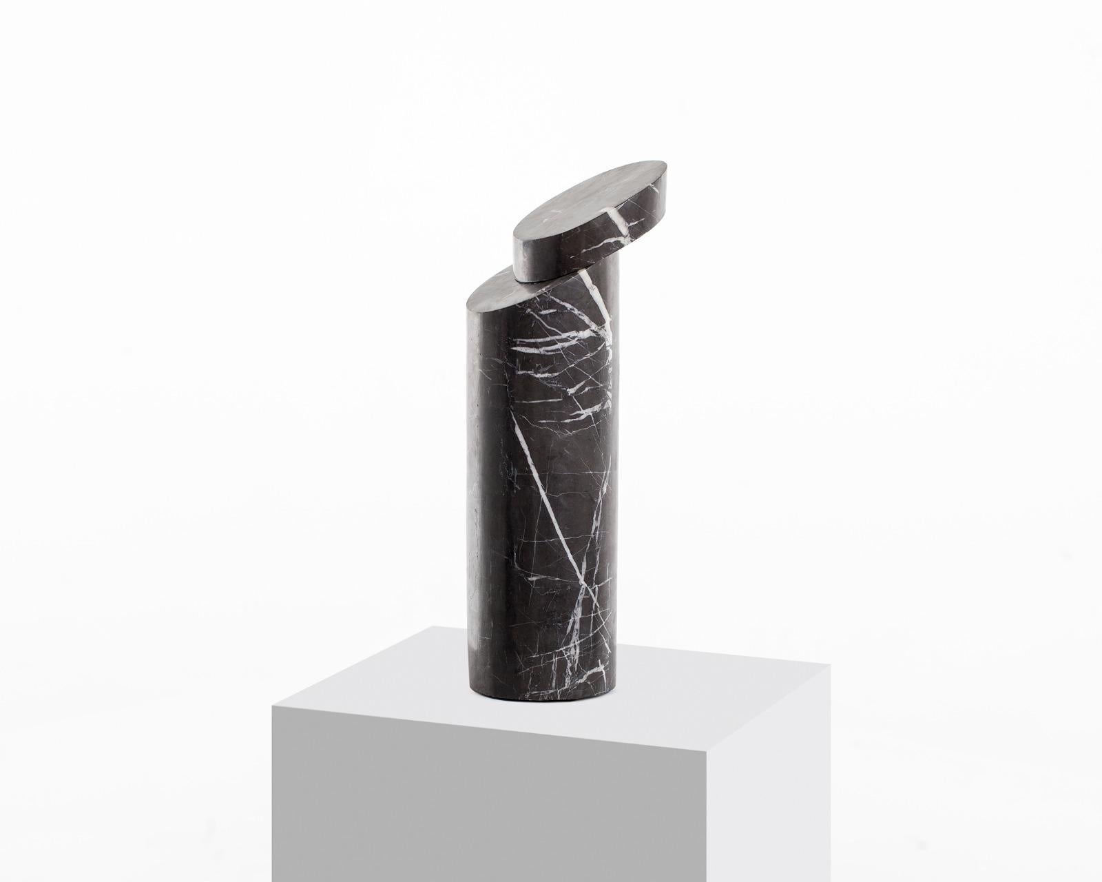 Doric Marble Lamp by Carlos Aucejo In New Condition In Geneve, CH