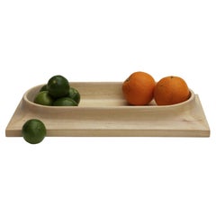 Dórico wood centerpiece - medium size (bleached wood)