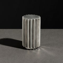 Doris Cast Aluminum Multifaceted Side Table by Fred&Juul