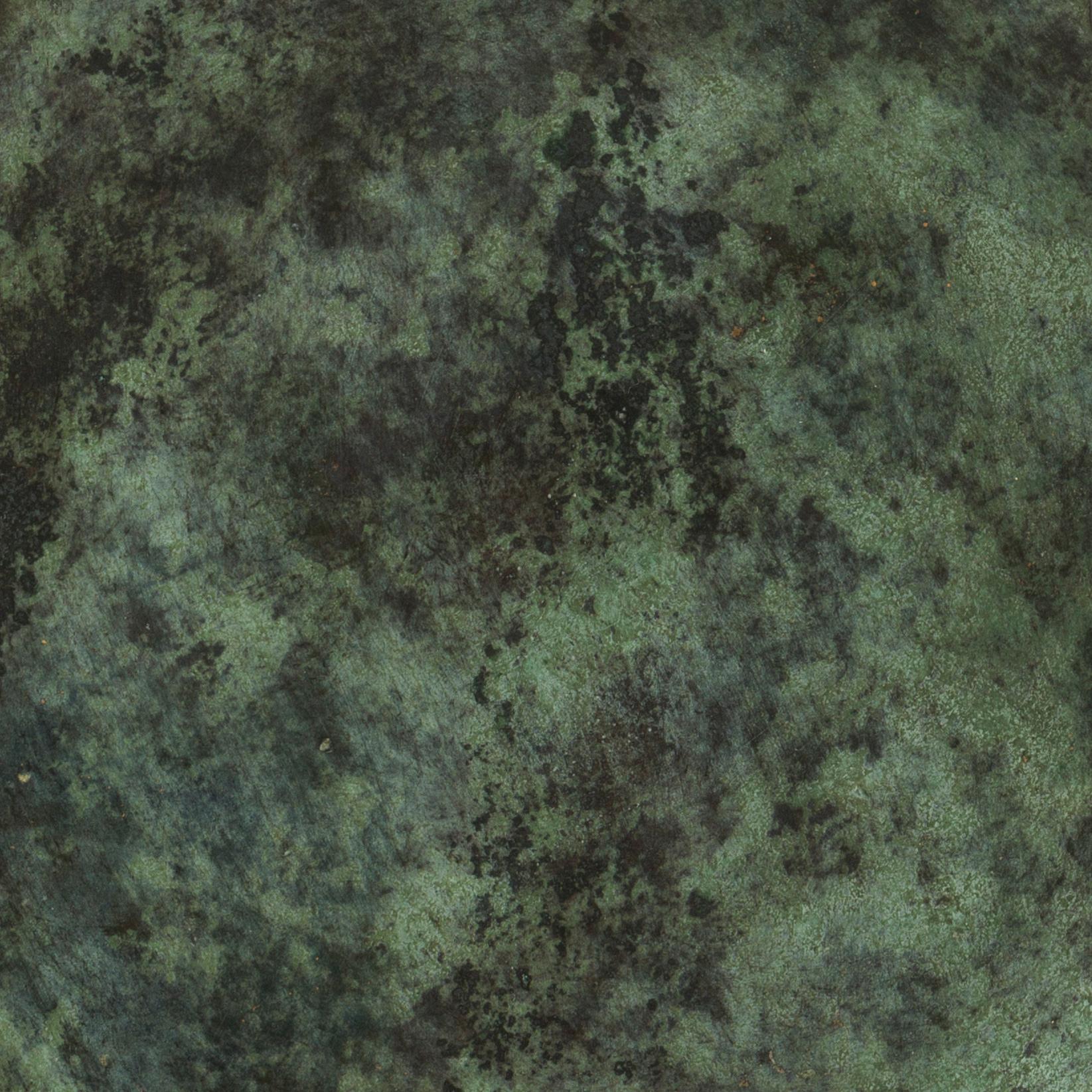 Postmoderne Table d'appoint Doris en bronze moulé avec patine verte de Toscane par Fred &Juul en vente