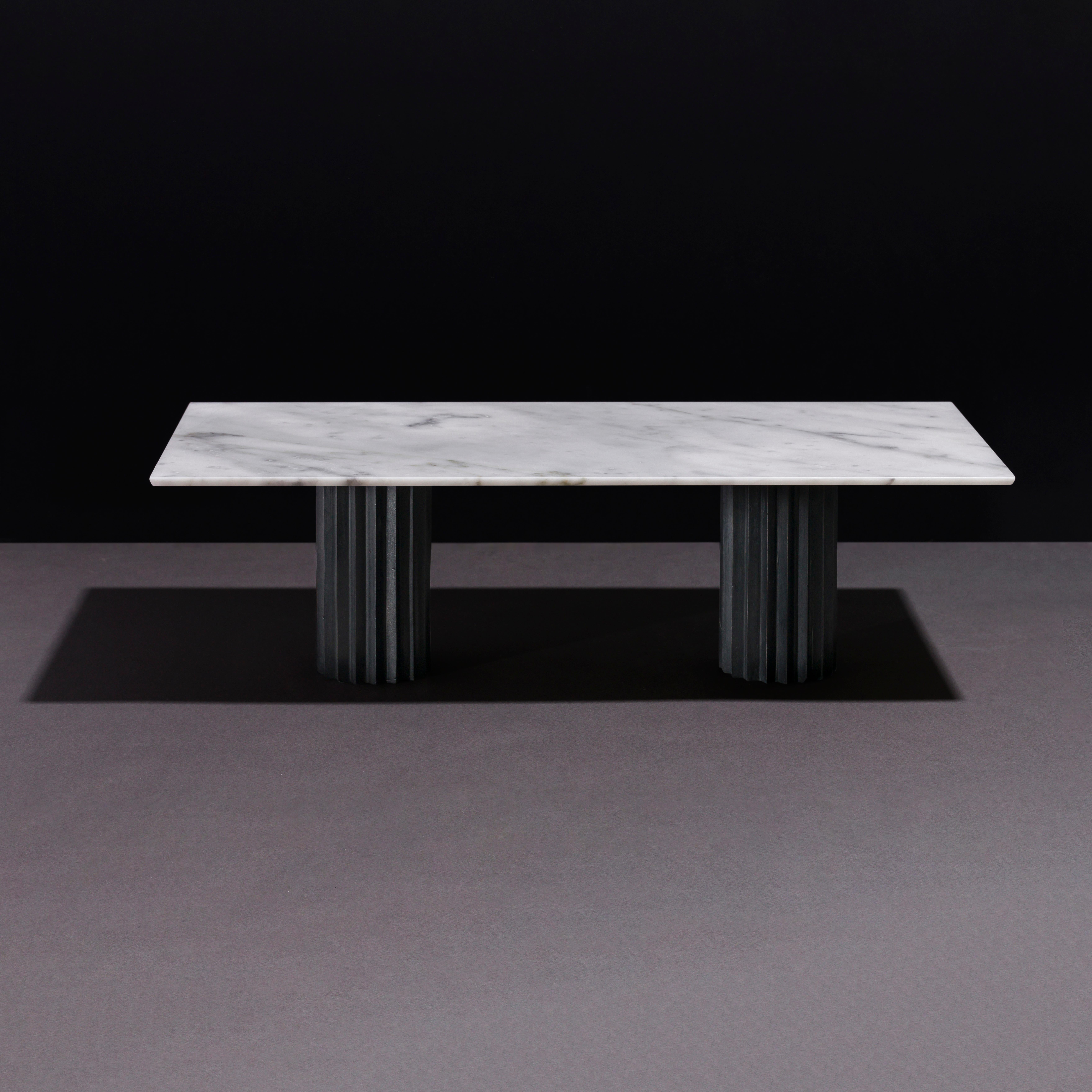 marble base dining table