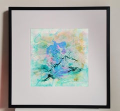 Jenseits der Worte VI, Malerei, Acryl auf Papier