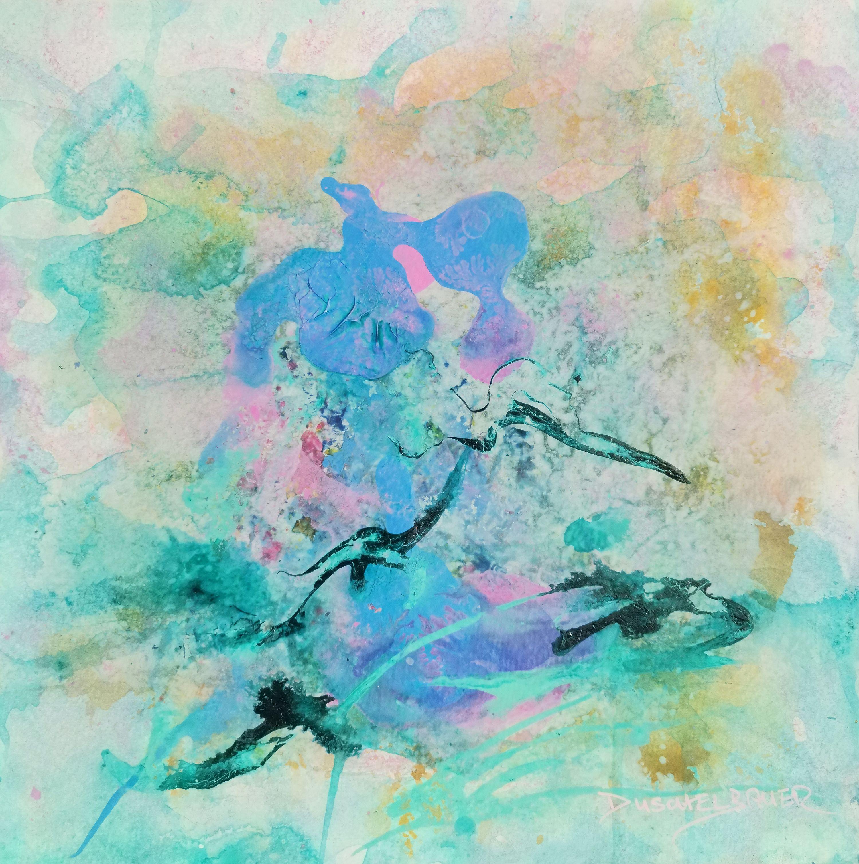 Beyond words VI, Painting, Acrylic on Paper