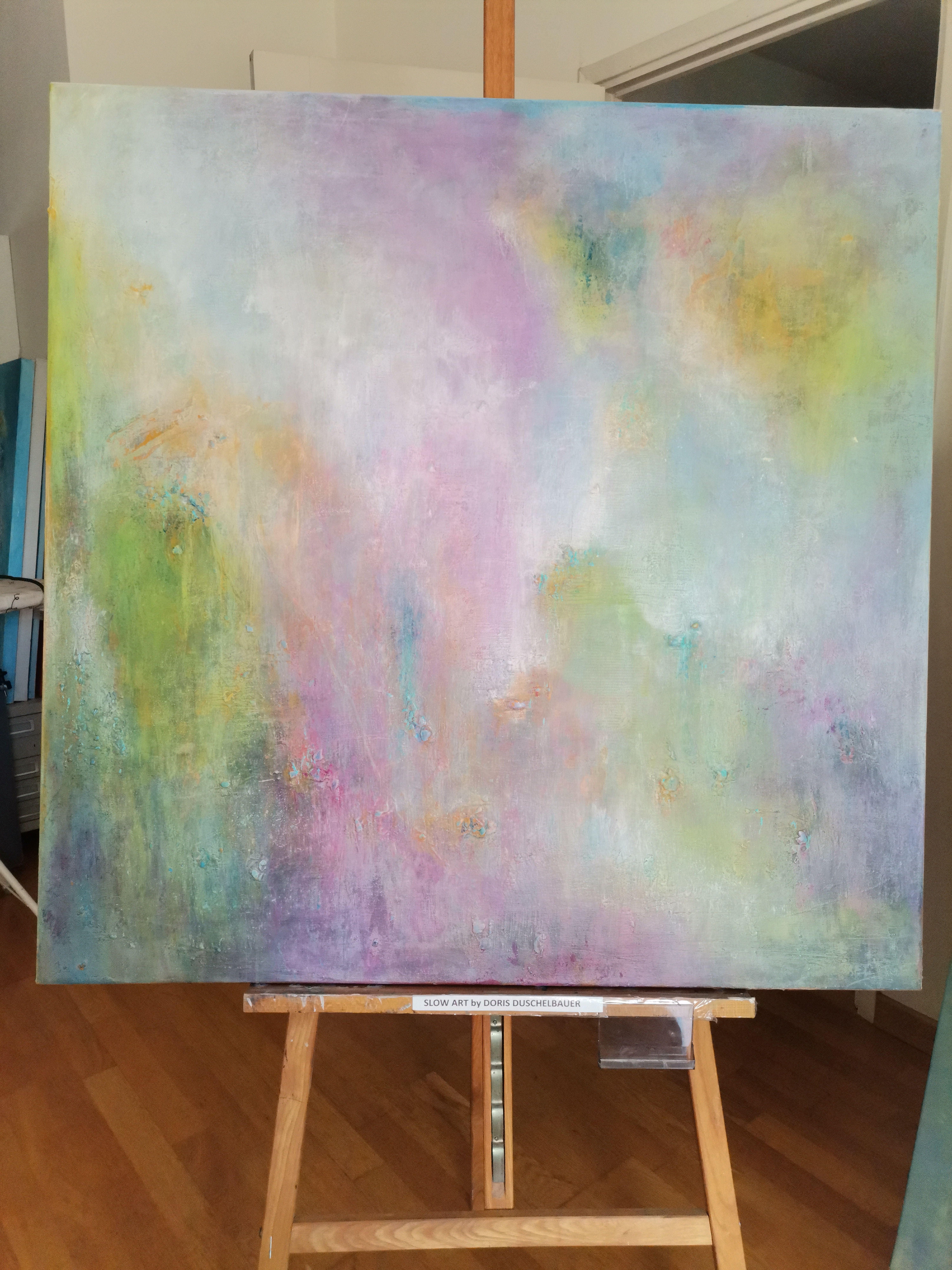 Dancing with colours, Painting, Acrylic on Canvas For Sale 2