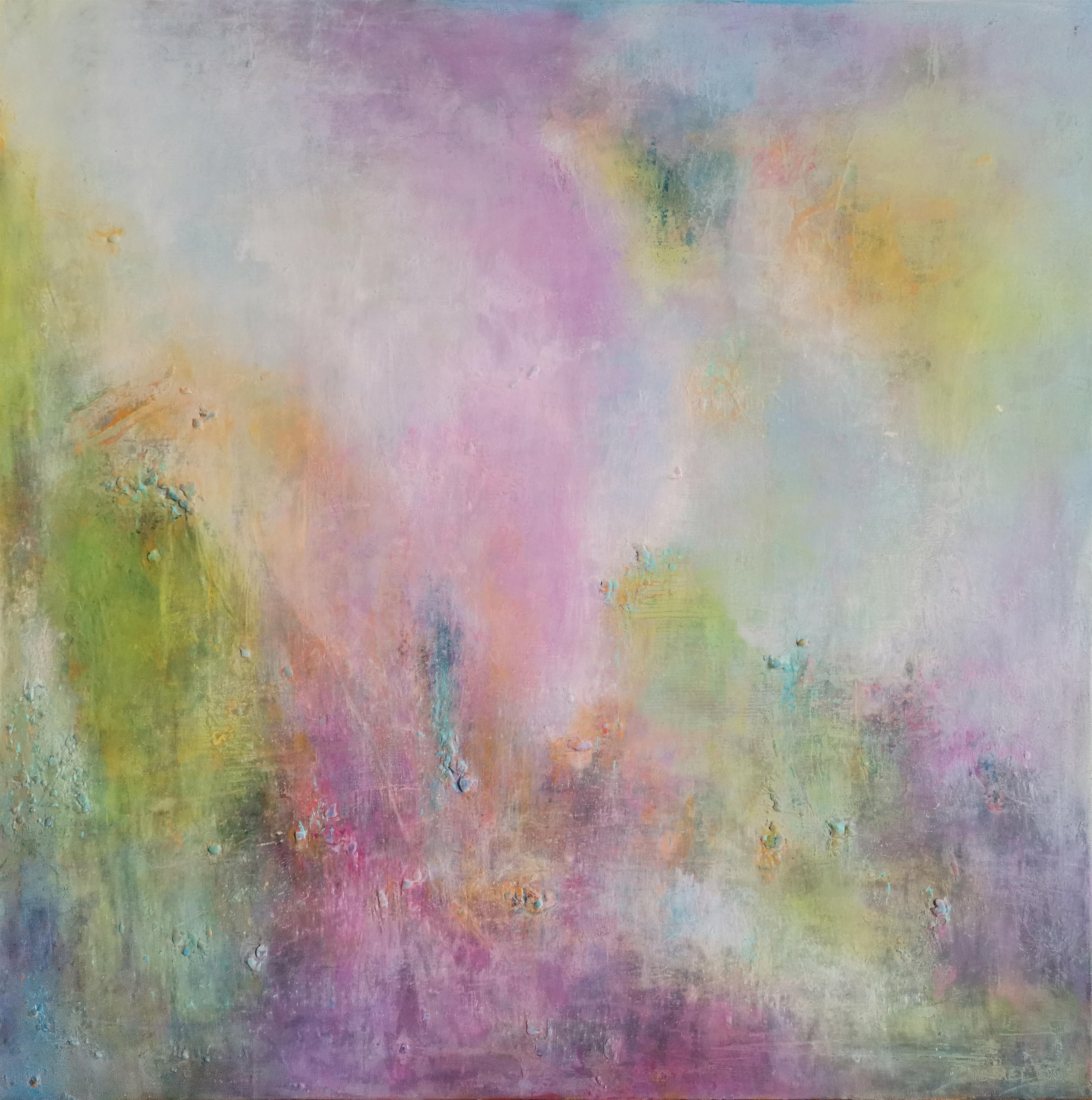 Tanz mit Farben, Gemälde, Acryl auf Leinwand