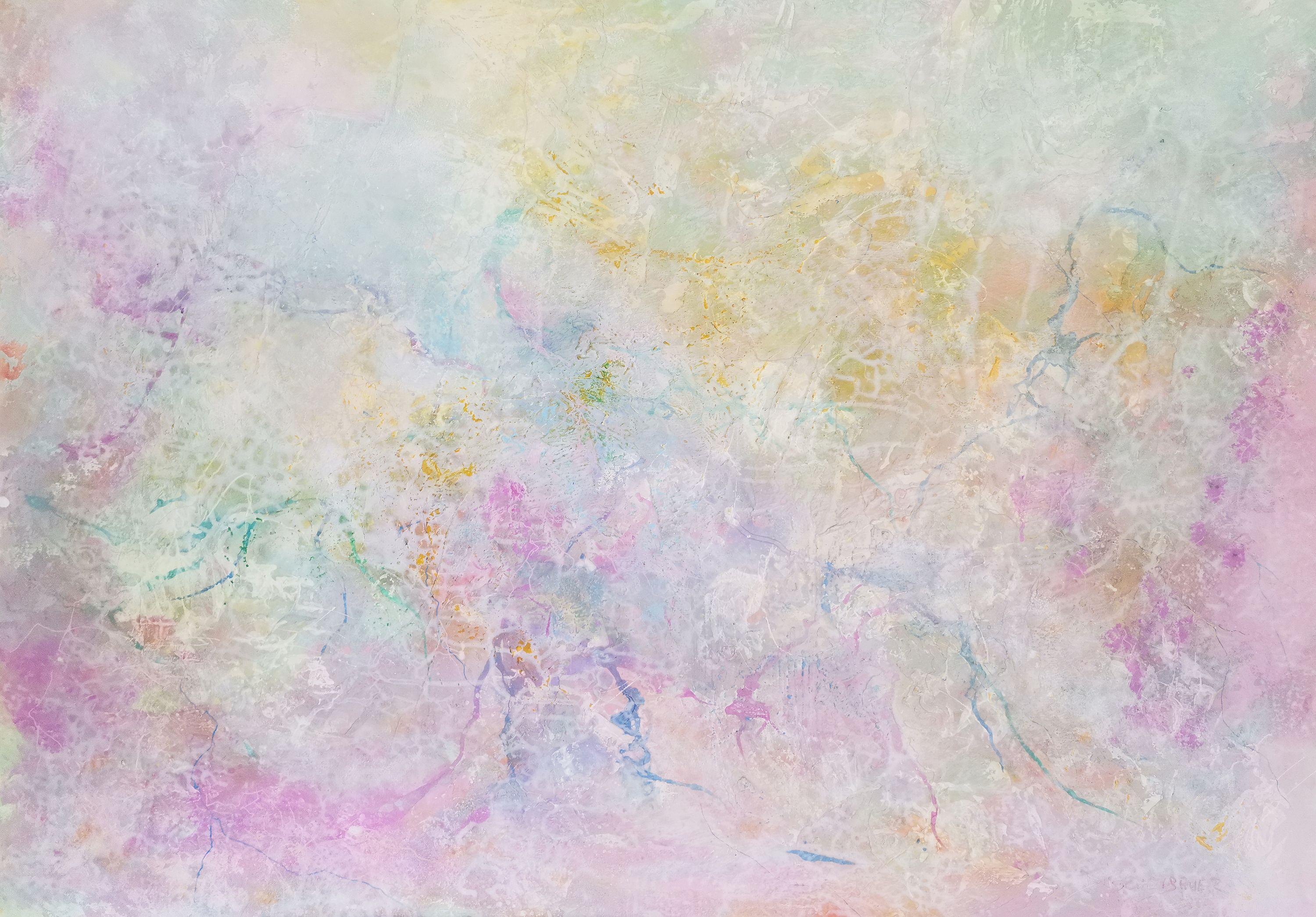 Ever so softly, Painting, Acrylic on Paper