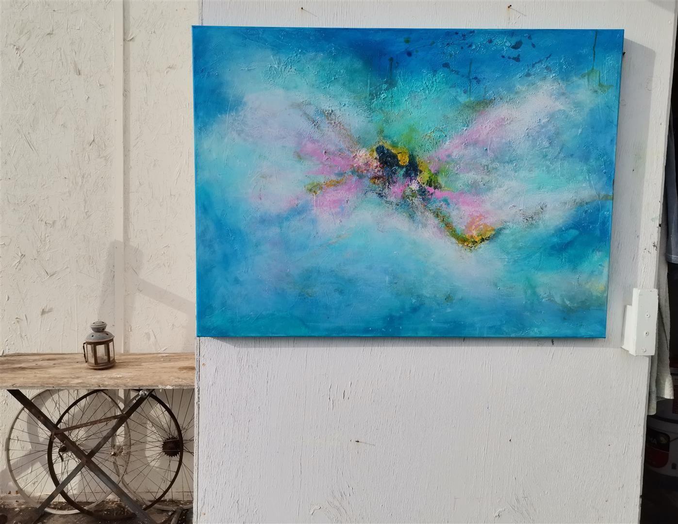 Ich glaube, ich kann fliegen – Painting von Doris Duschelbauer