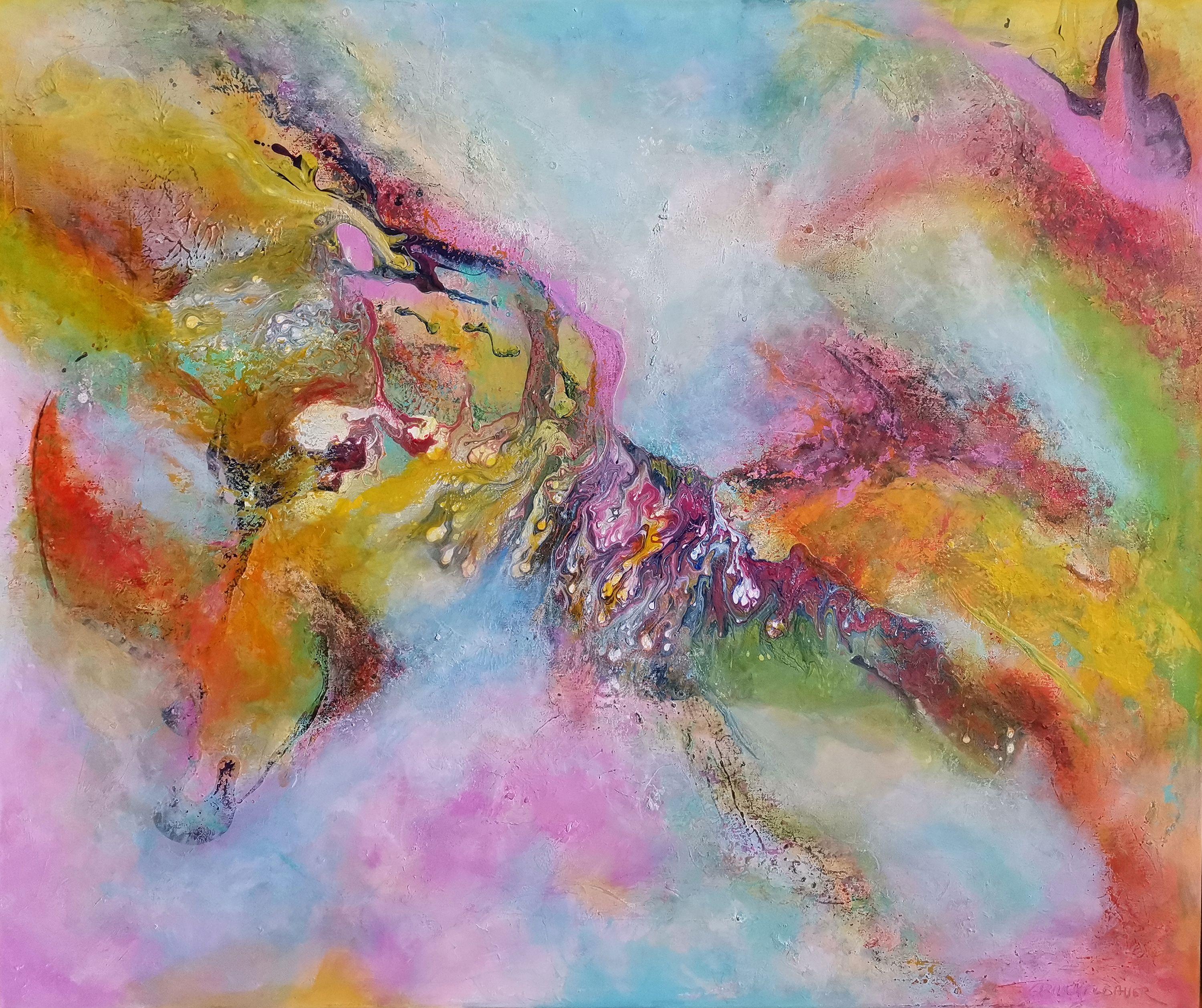 Wenn Gefühle Farben sein können, Gemälde, Acryl auf Leinwand