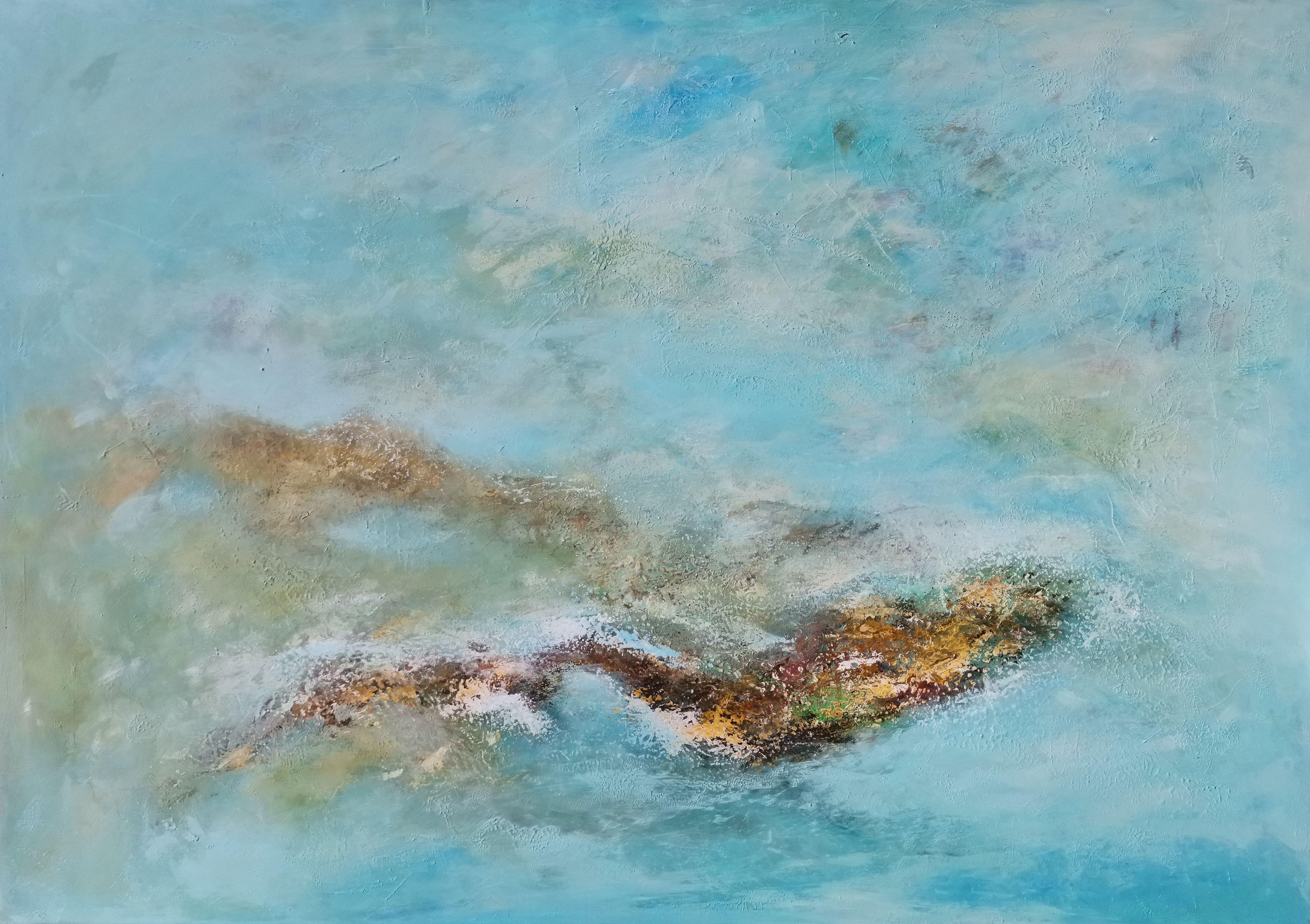 In the shallow of the sea, Gemälde, Acryl auf Leinwand