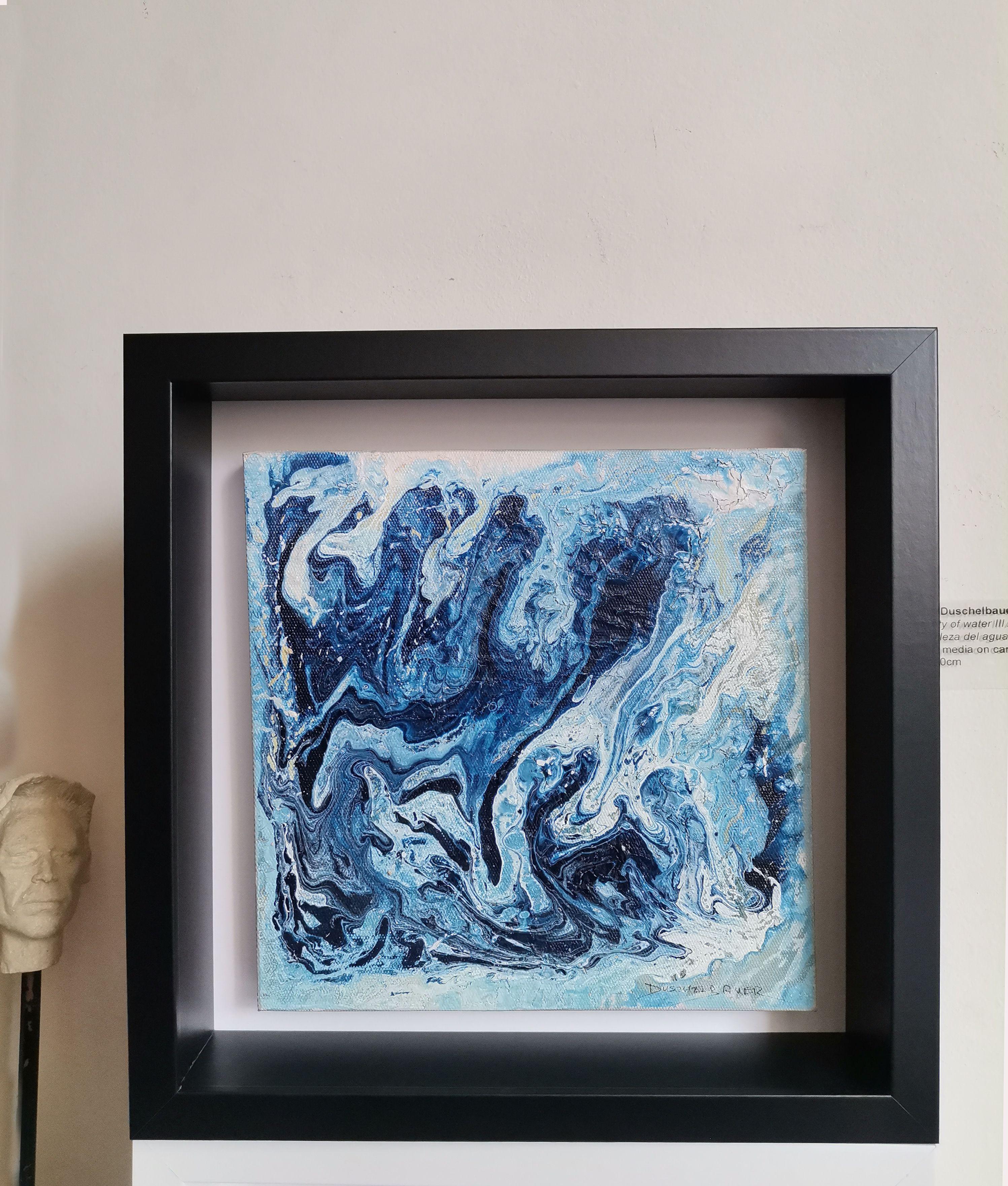 La belleza del agua III - Die Schönheit des Wassers III, Gemälde, Acryl auf Leinwand – Painting von Doris Duschelbauer