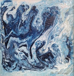 La belleza del water III - La beauté de l'eau III, peinture, acrylique sur toile