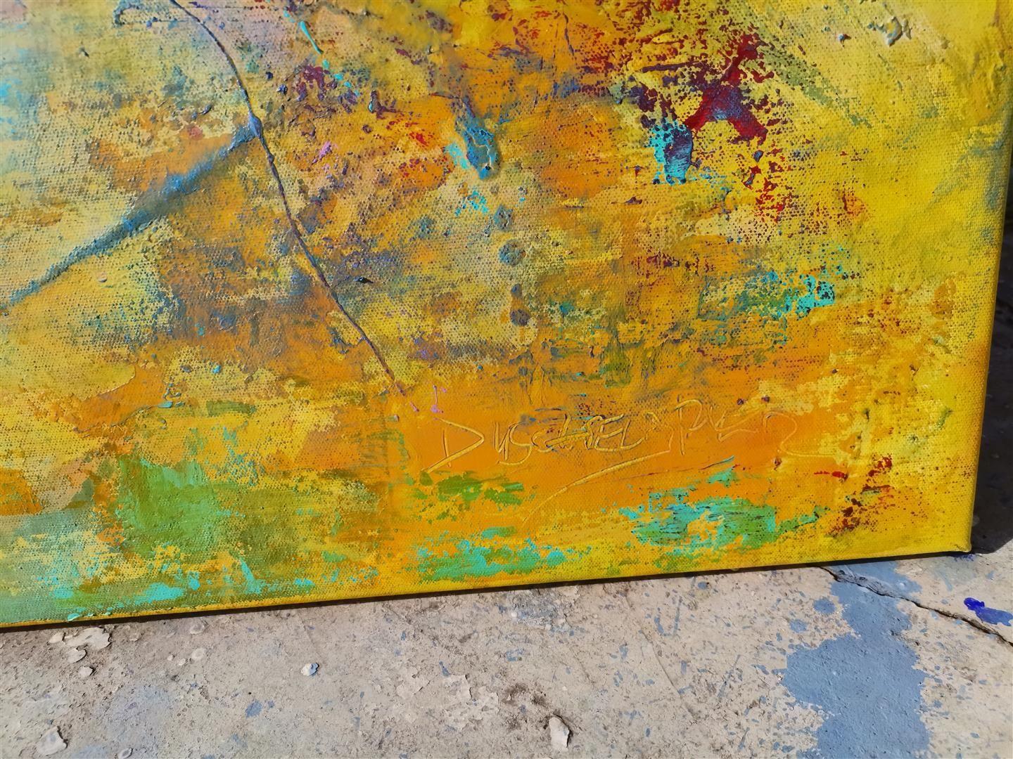 Life can be so colorful, Painting, Acrylic on Canvas For Sale 2