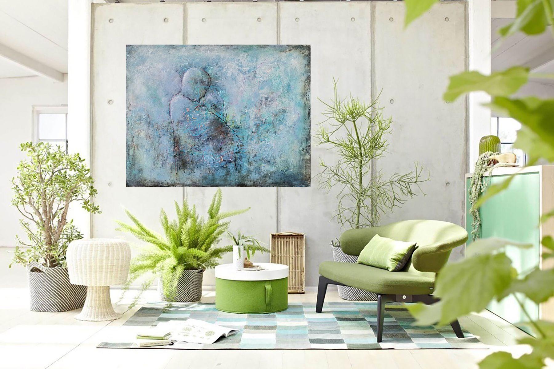relations et sentiments I, peinture, acrylique sur toile en vente 2