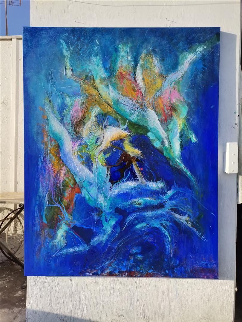 Serenade der Gefühle, Gemälde, Acryl auf Leinwand (Abstrakt), Painting, von Doris Duschelbauer