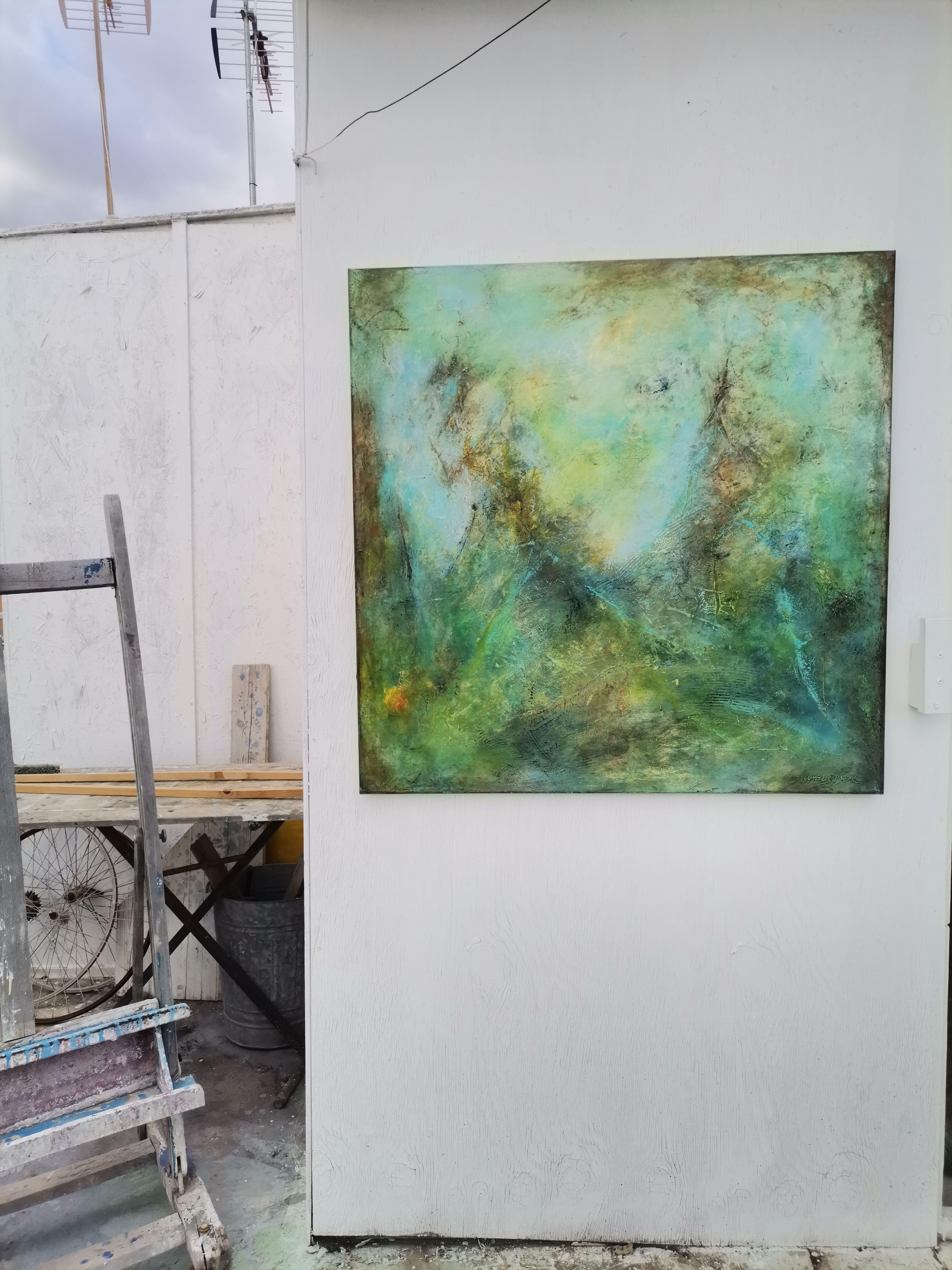 This is not a landscape - Painting by Doris Duschelbauer