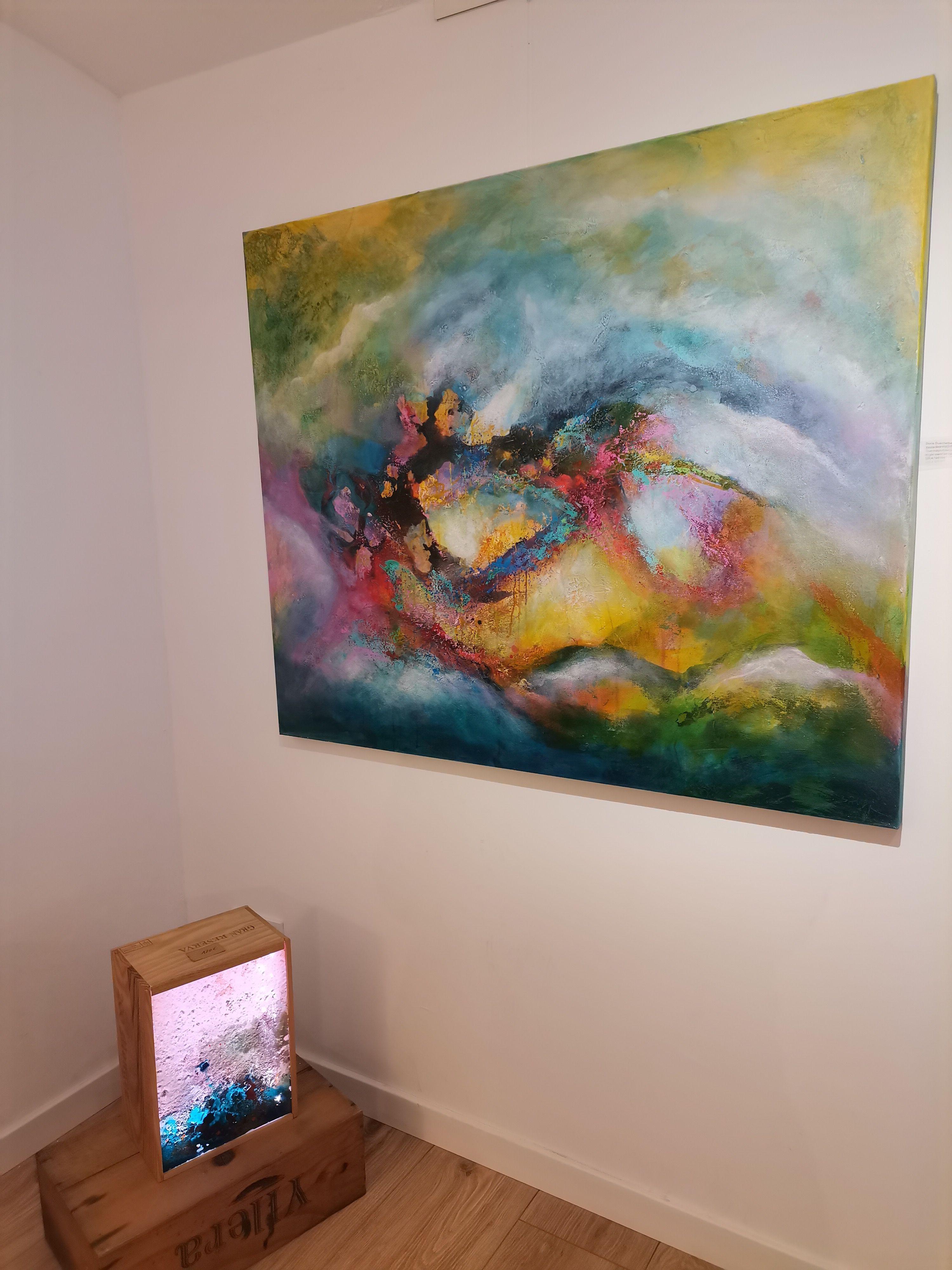 True magnificence - Abstract Painting by Doris Duschelbauer