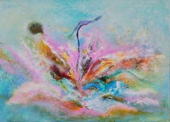When spring meets summer, Painting, Acrylic on Canvas