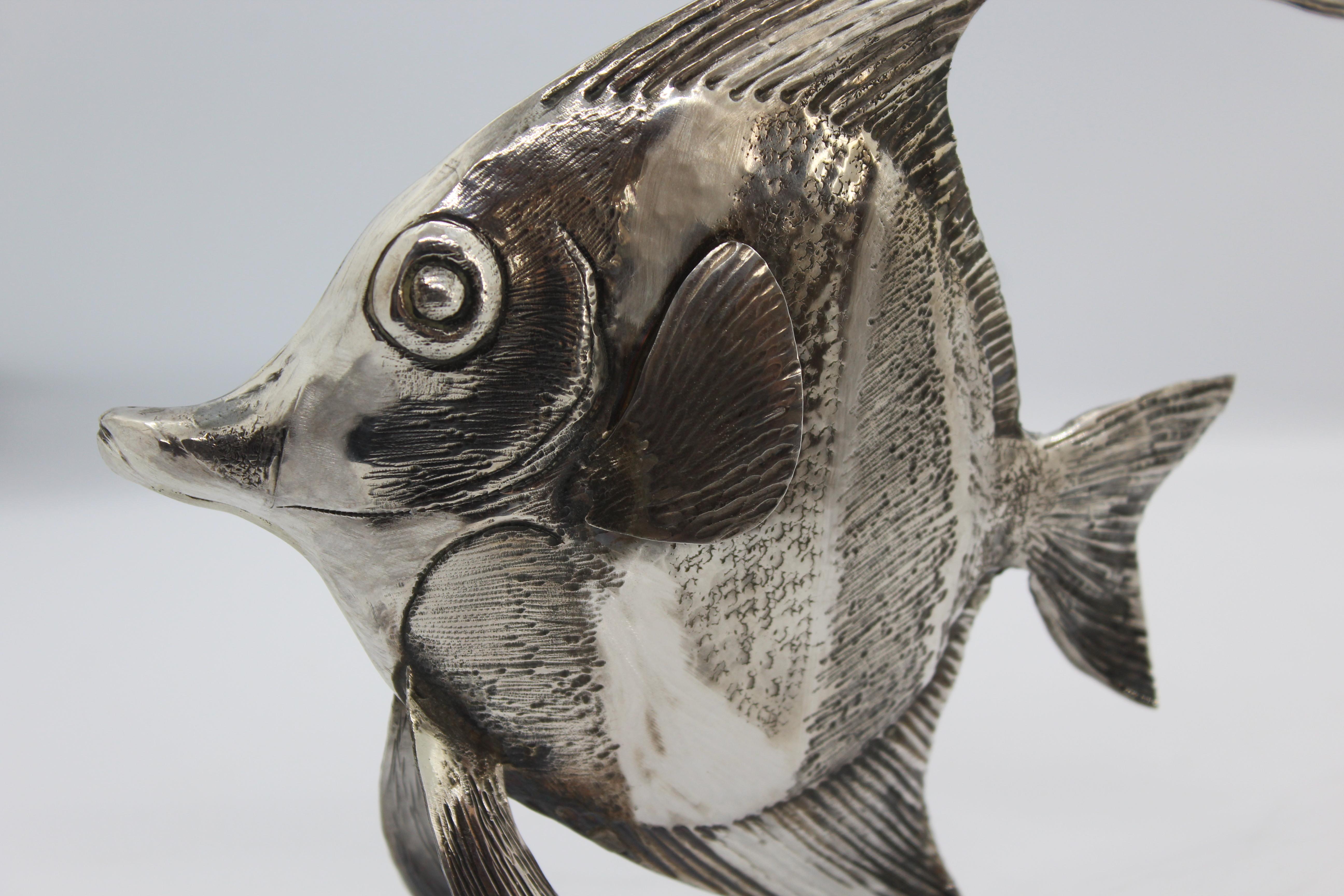 Doris Fish Silver Ornament For Sale 2