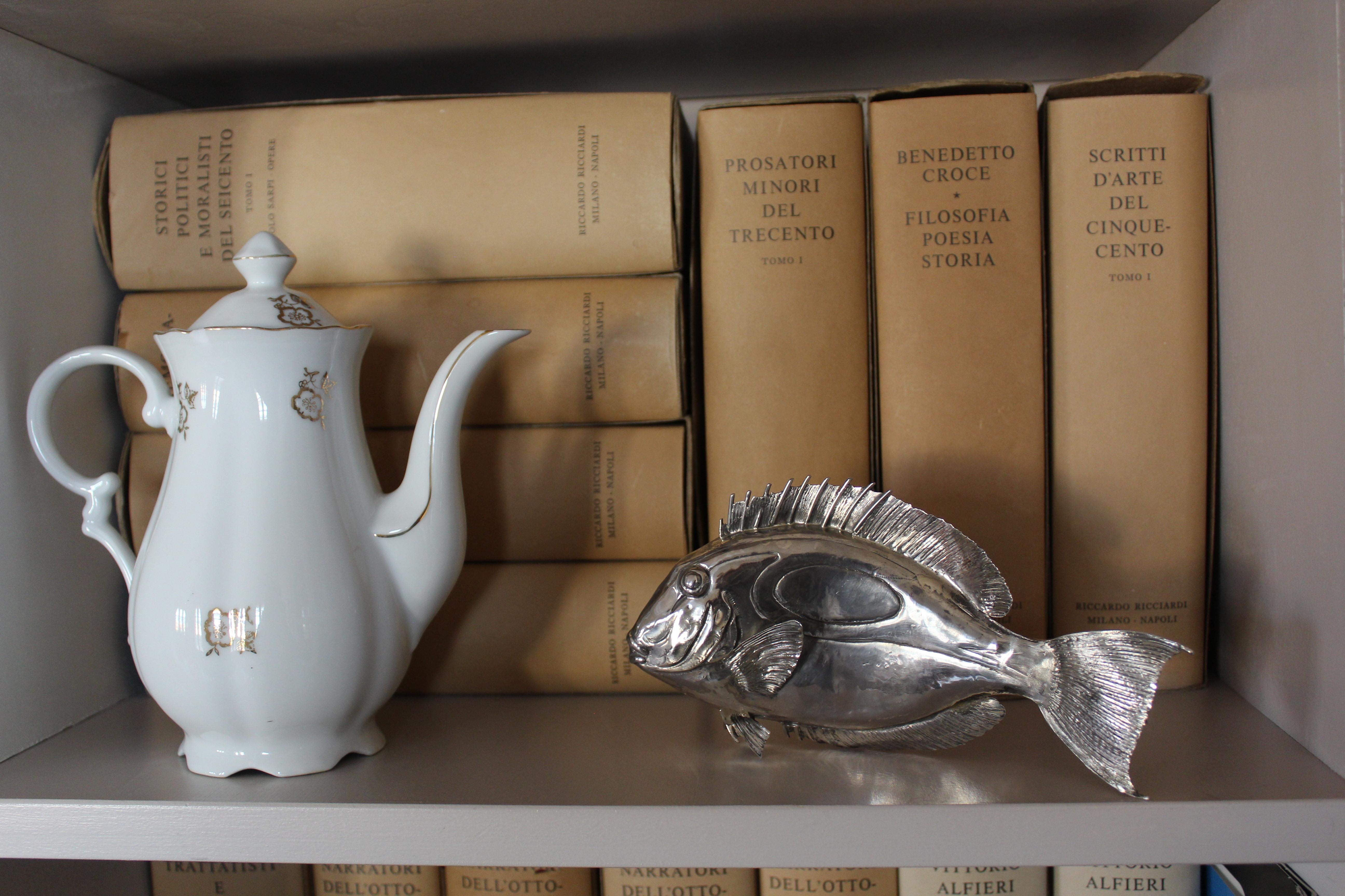 Doris Fish Silver Ornament, Sterling Silver, Original Gift, Handmade, Italy en vente 7