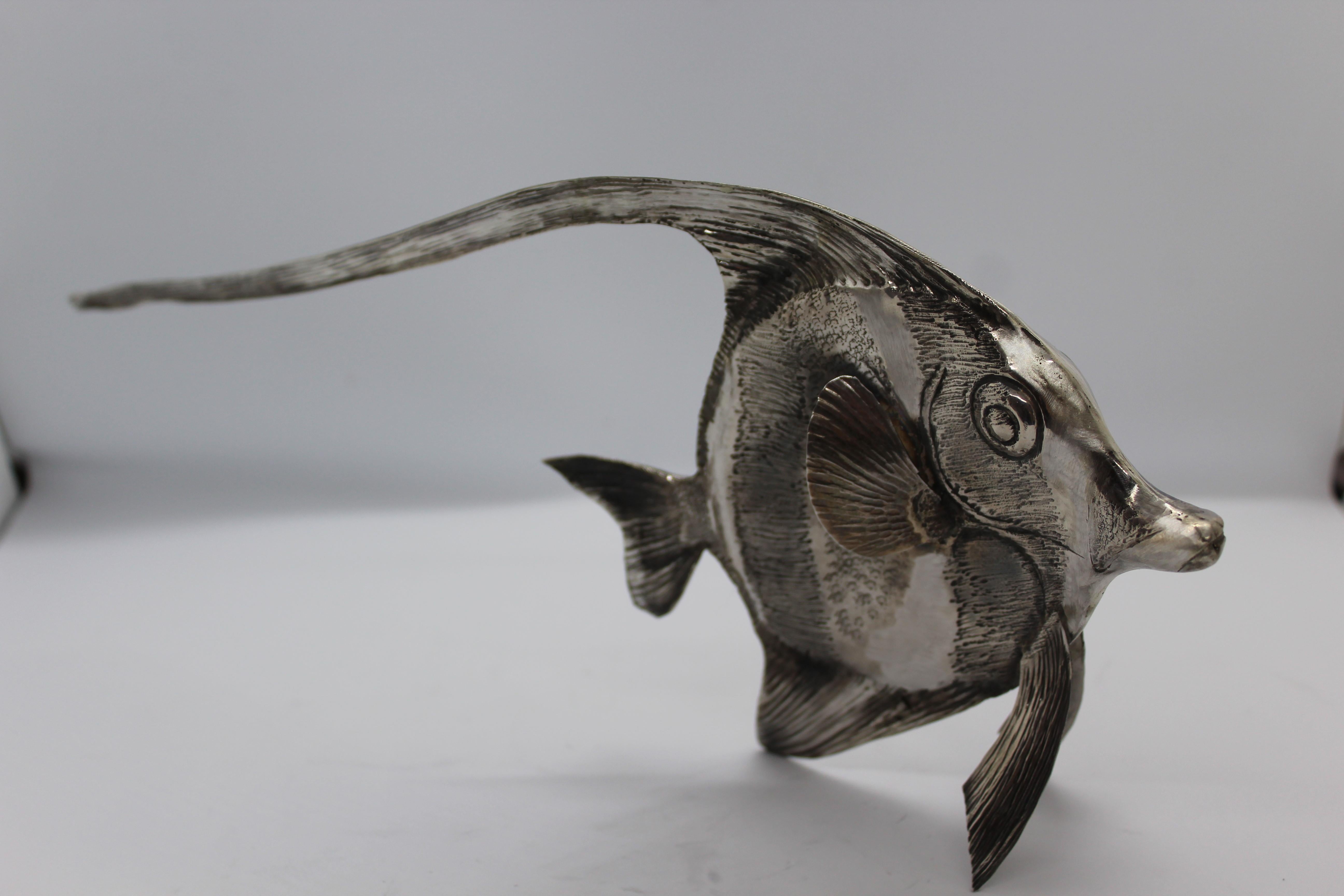 Doris Fish Silver Ornament, Sterling Silver, Original Gift, Handmade, Italy en vente 3