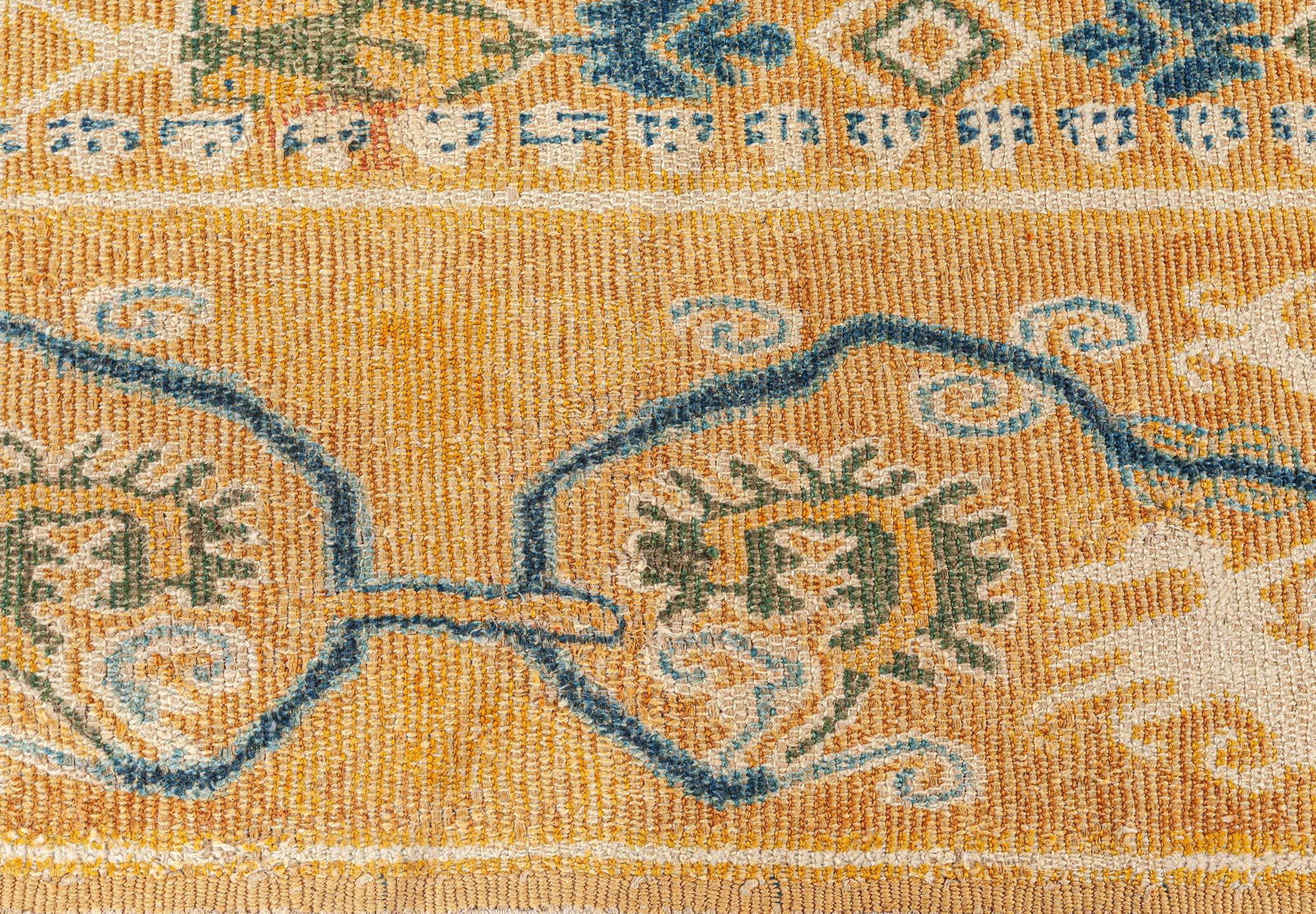 XVII secolo Doris Leslie Blau Tappeto Cuenca spagnolo del 17° secolo Dimensioni adattate in vendita