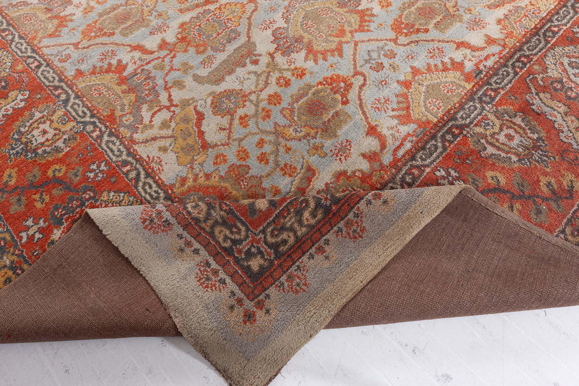 Wool Doris Leslie Blau 1900s English Wilton Rug For Sale
