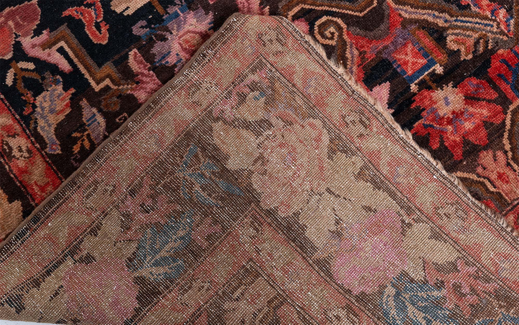 Doris Leslie Blau 1900s Karabagh Botanic Handmade Wool Rug For Sale 2
