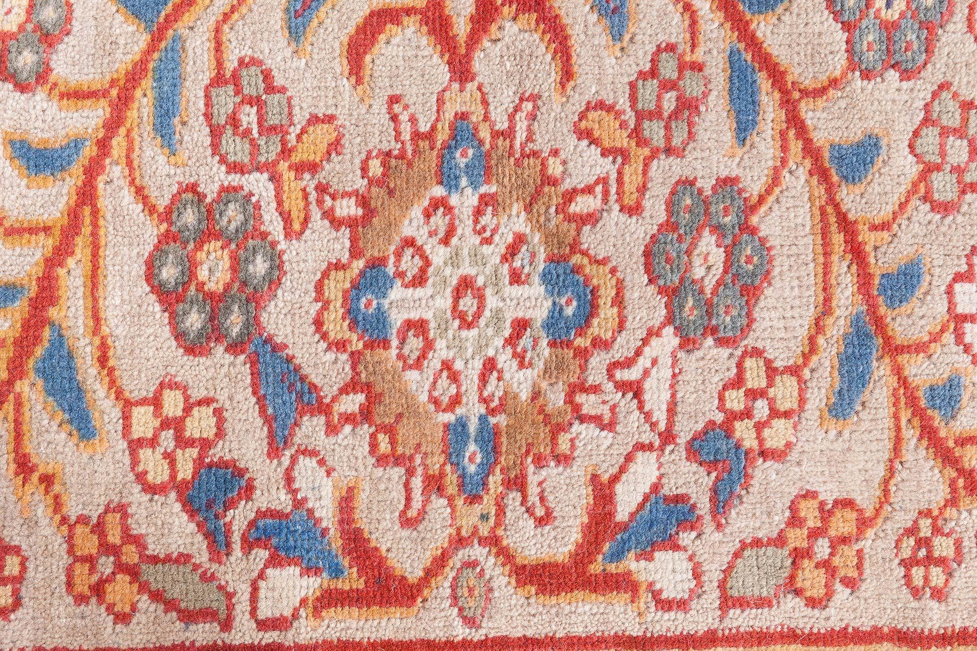 Doris Leslie Blau 1900er Jahre Großer persischer Sultanabad-Wollteppich im Angebot 3