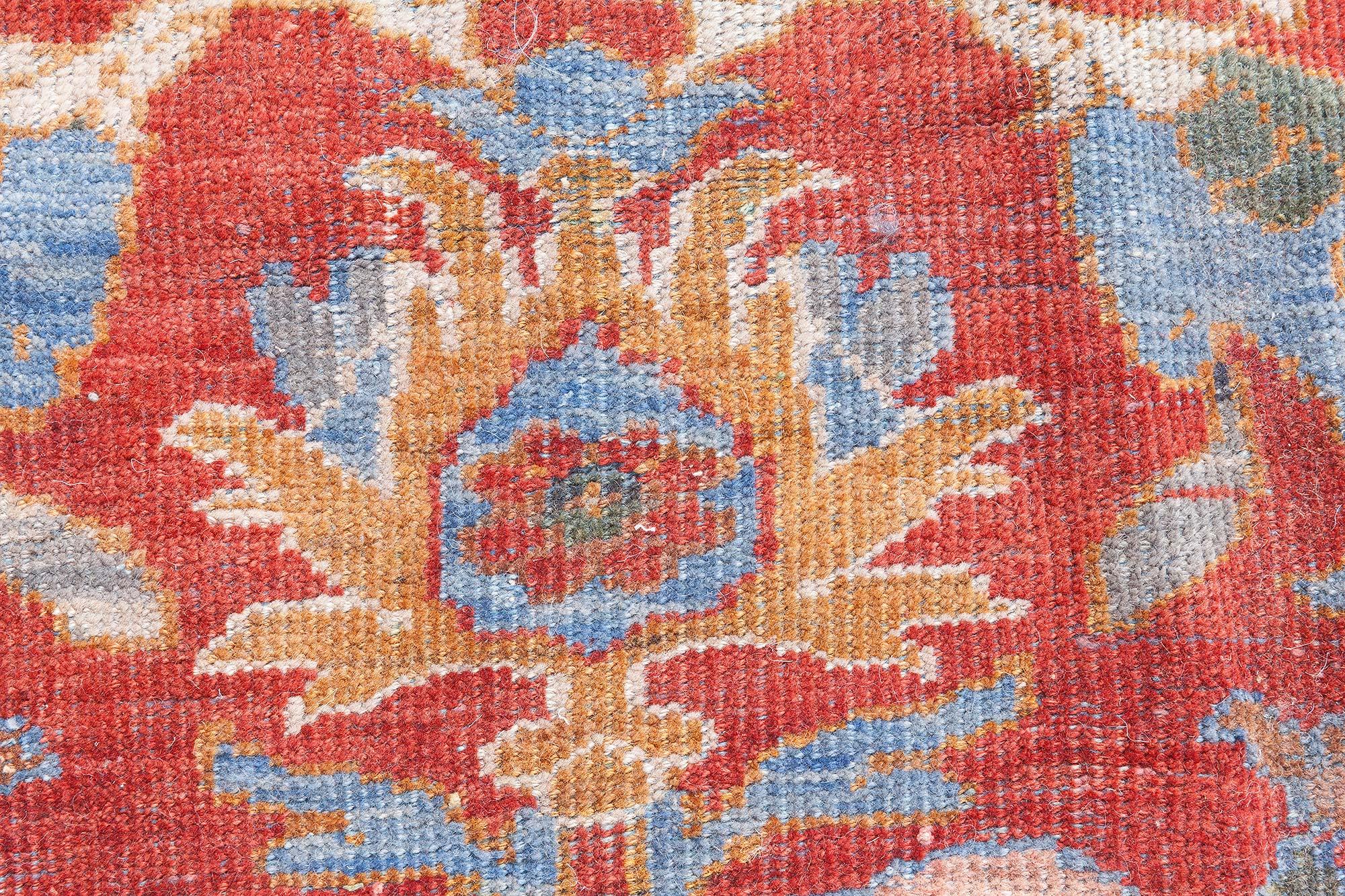 Doris Leslie Blau 1900er Jahre Großer persischer Sultanabad-Wollteppich (Persisch) im Angebot