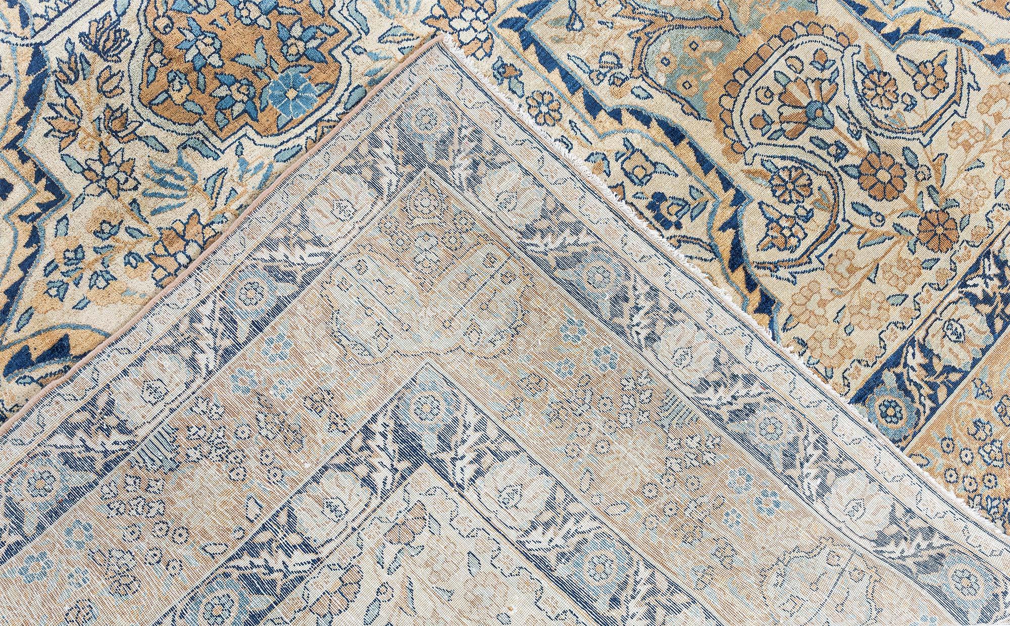 Tapis persan Kirman botanique fait à la main Doris Leslie Blau des années 1900 en vente 3