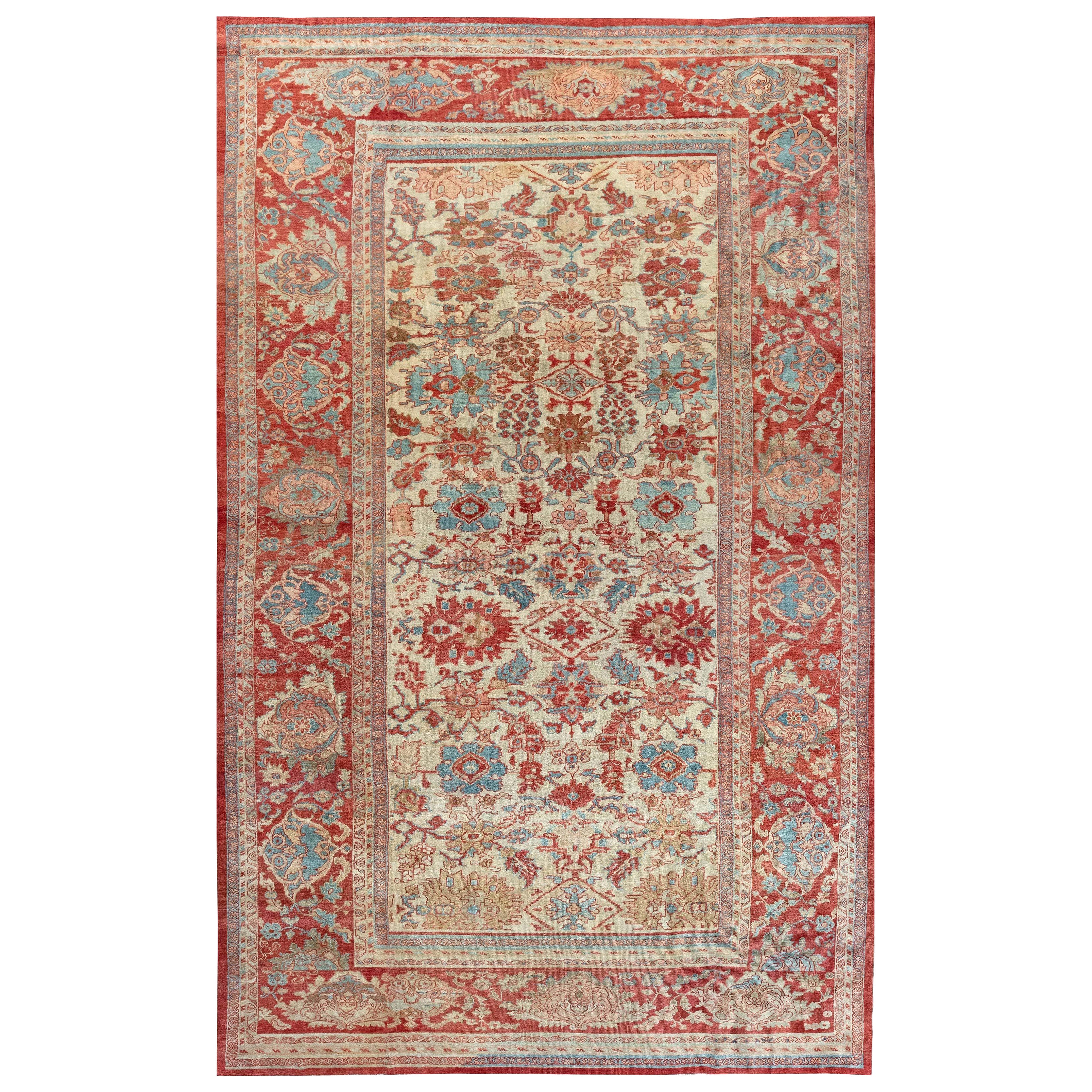 Doris Leslie Blau Tappeto persiano Sultanabad Rugs del 1900 Dimensioni adattate