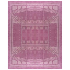 Alfombra vienesa secesionista Doris Leslie Blau 1900 de Julius Orendi