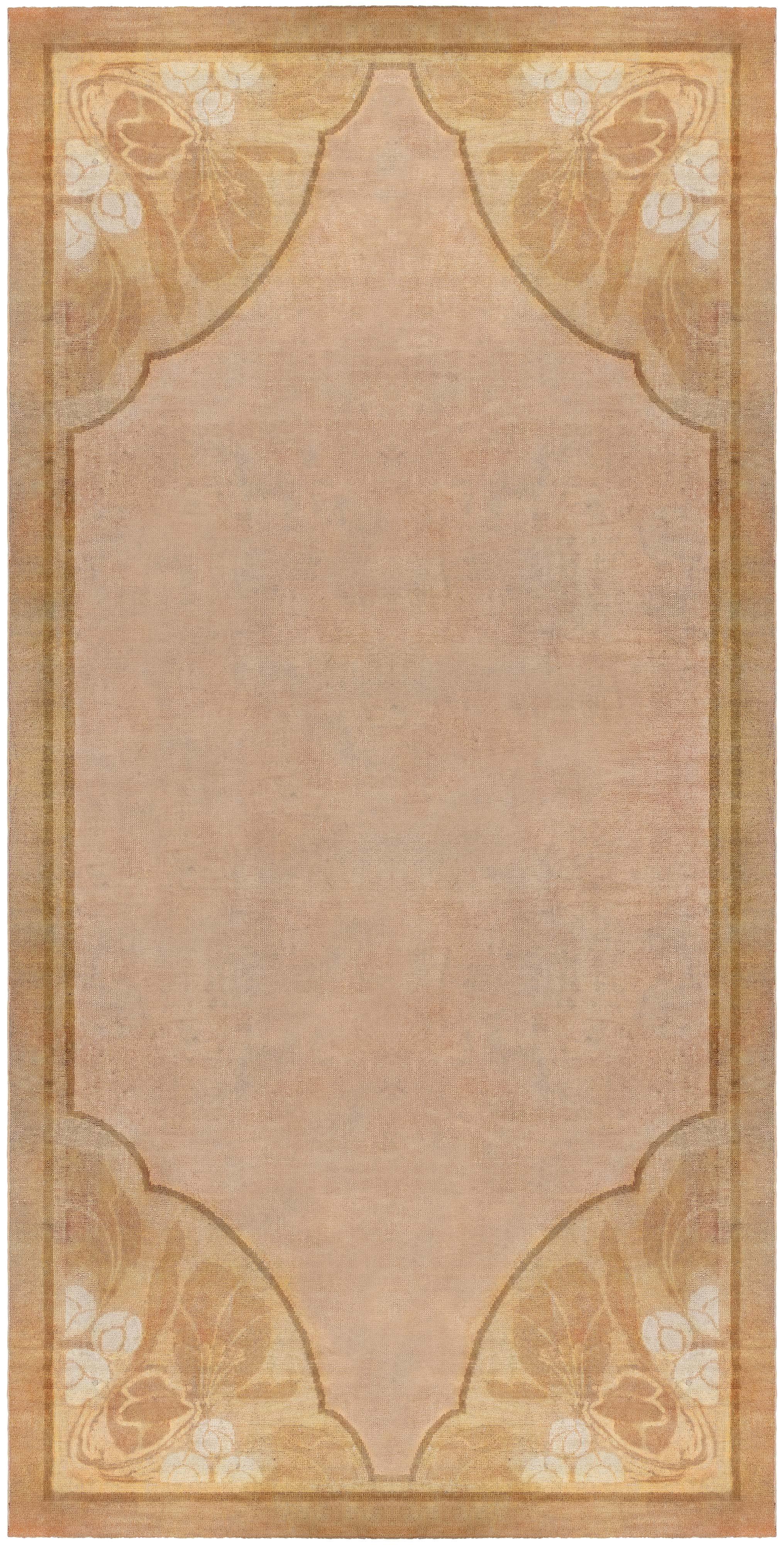 Doris Leslie Blau Antique Viennese Art Nouveau Rug For Sale