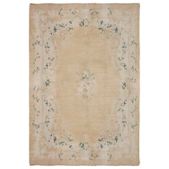 Doris Leslie Blau 1920s Antique Turkish Angora Oushak Rug