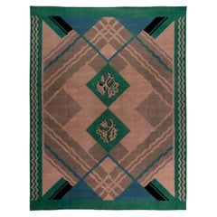 Antique Doris Leslie Blau 1920s Chinese Art Deco Rug