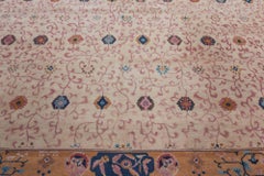 Doris Leslie Blau 1920s Chinese Art Deco Rug in Soft Pastels (Size Adjusted)