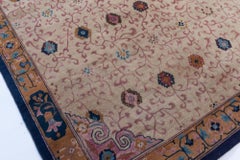 Doris Leslie Blau 1920s Chinese Art Deco Rug in Soft Pastels (Size Adjusted)