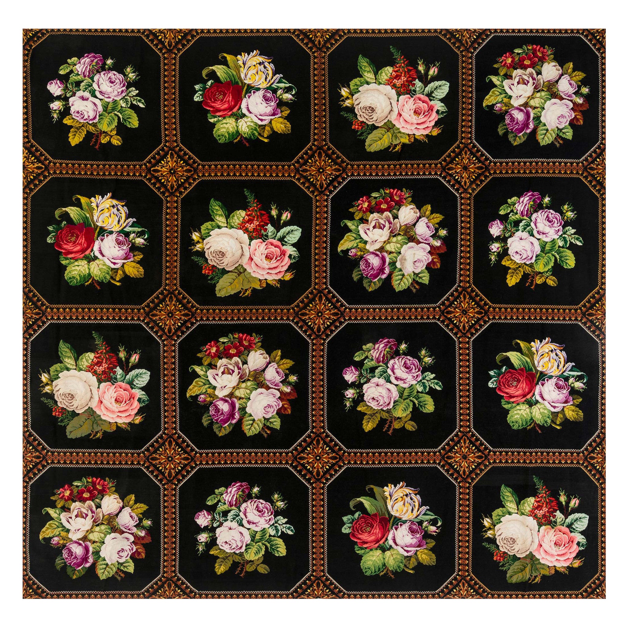 Tappeto europeo ad ago Doris Leslie Blau 1950 in vendita