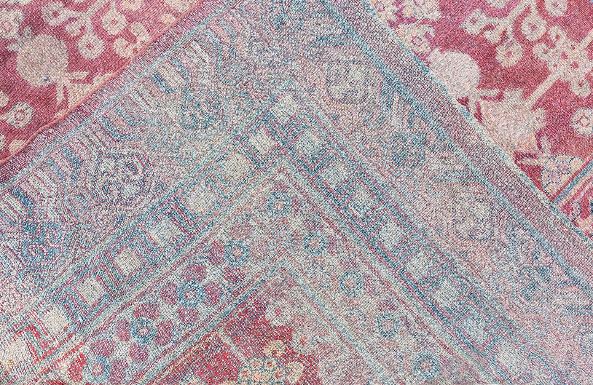 Doris Leslie Blau Antiker Samarkand-Khotan-Teppich aus dem 19. im Angebot 3