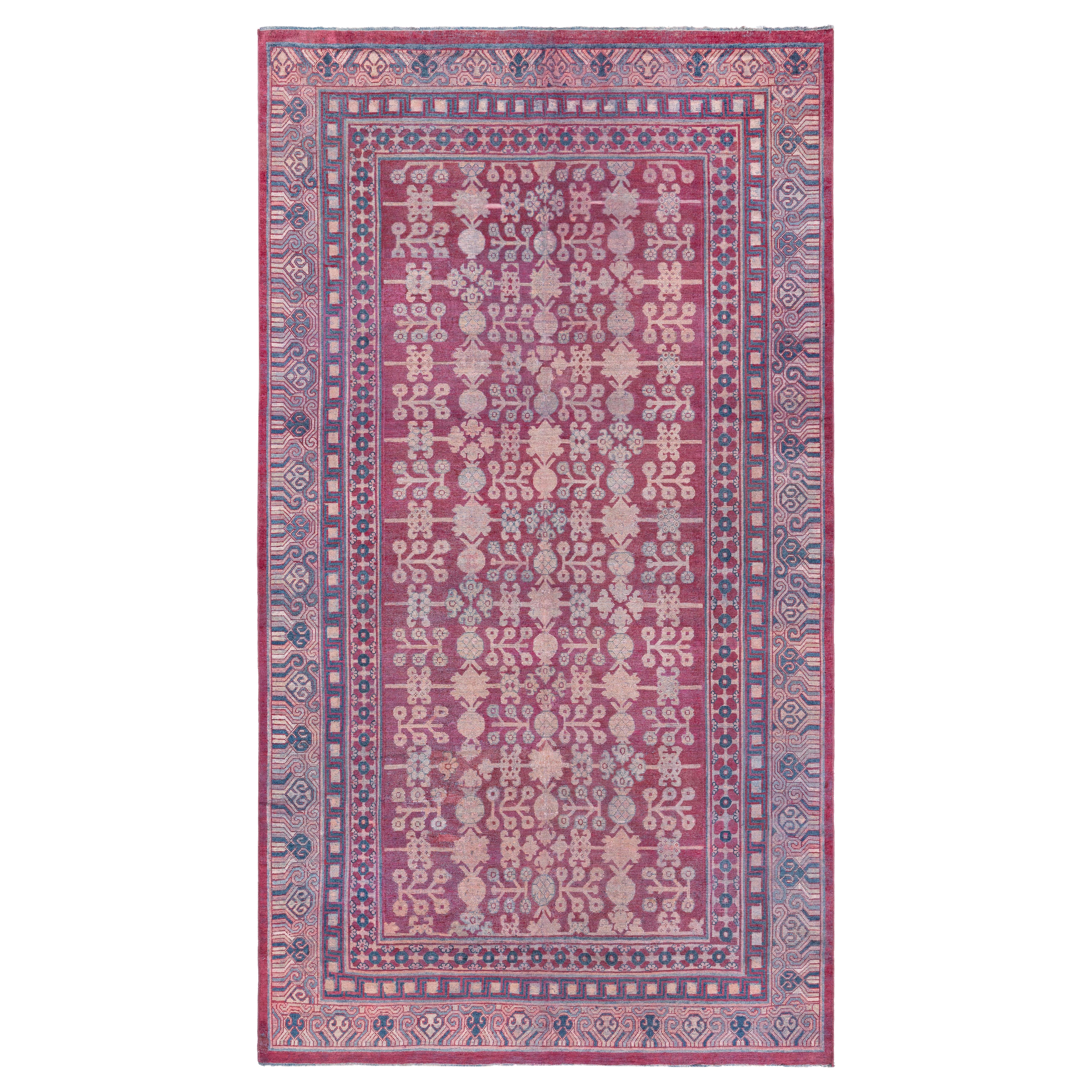 Doris Leslie Blau Tapis ancien de Samarkand Khotan du XIXe siècle