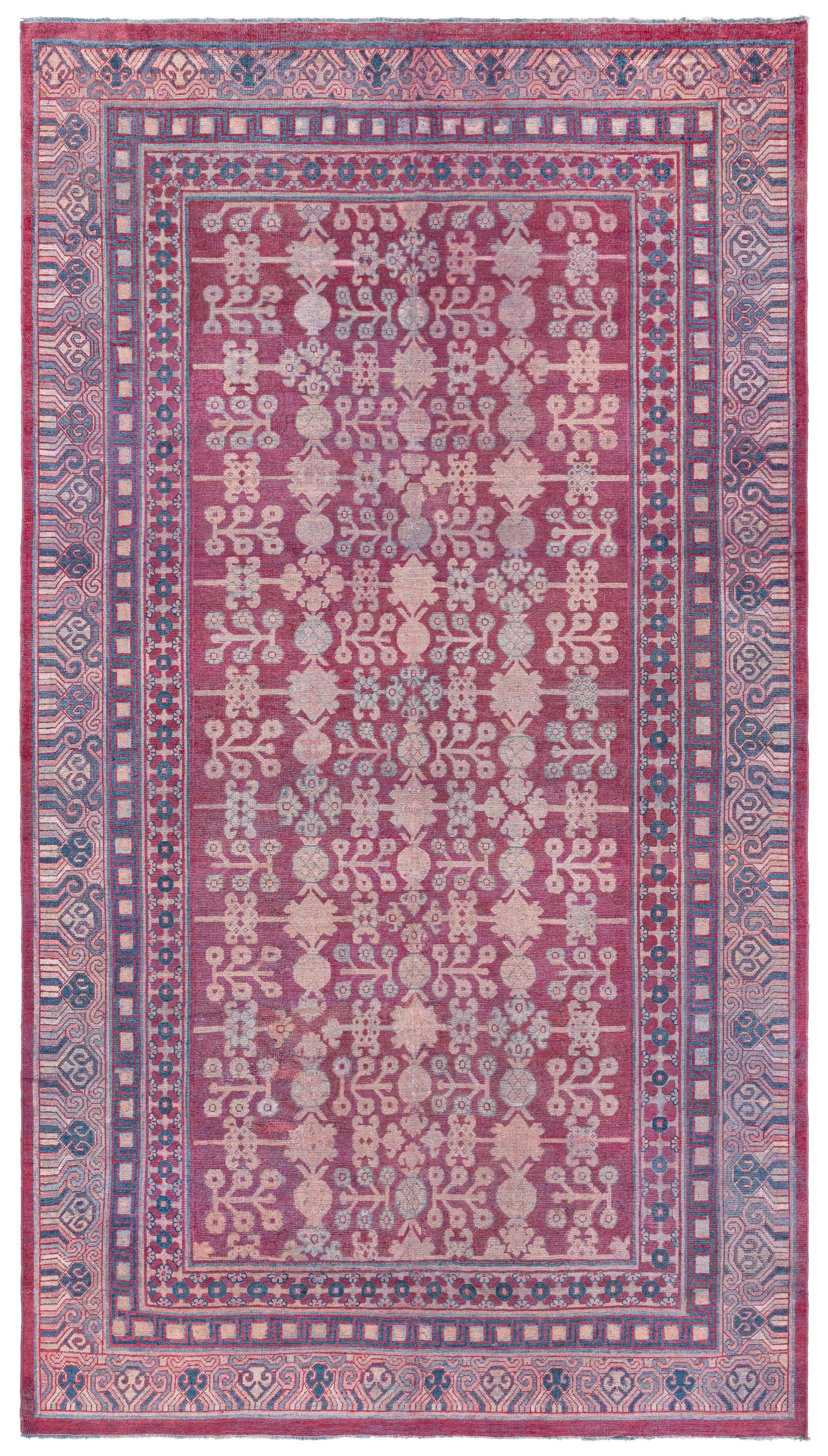 Doris Leslie Blau Tapis ancien de Samarkand Khotan du XIXe siècle