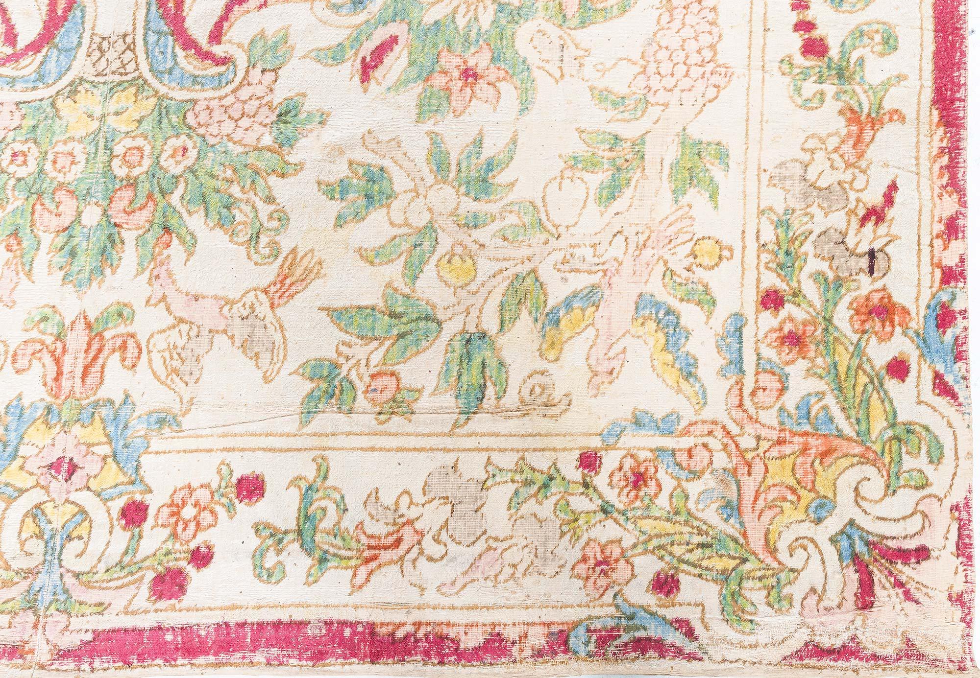 Français Doris Leslie Blau Tapis de table en soie européen du XIXe siècle en vente