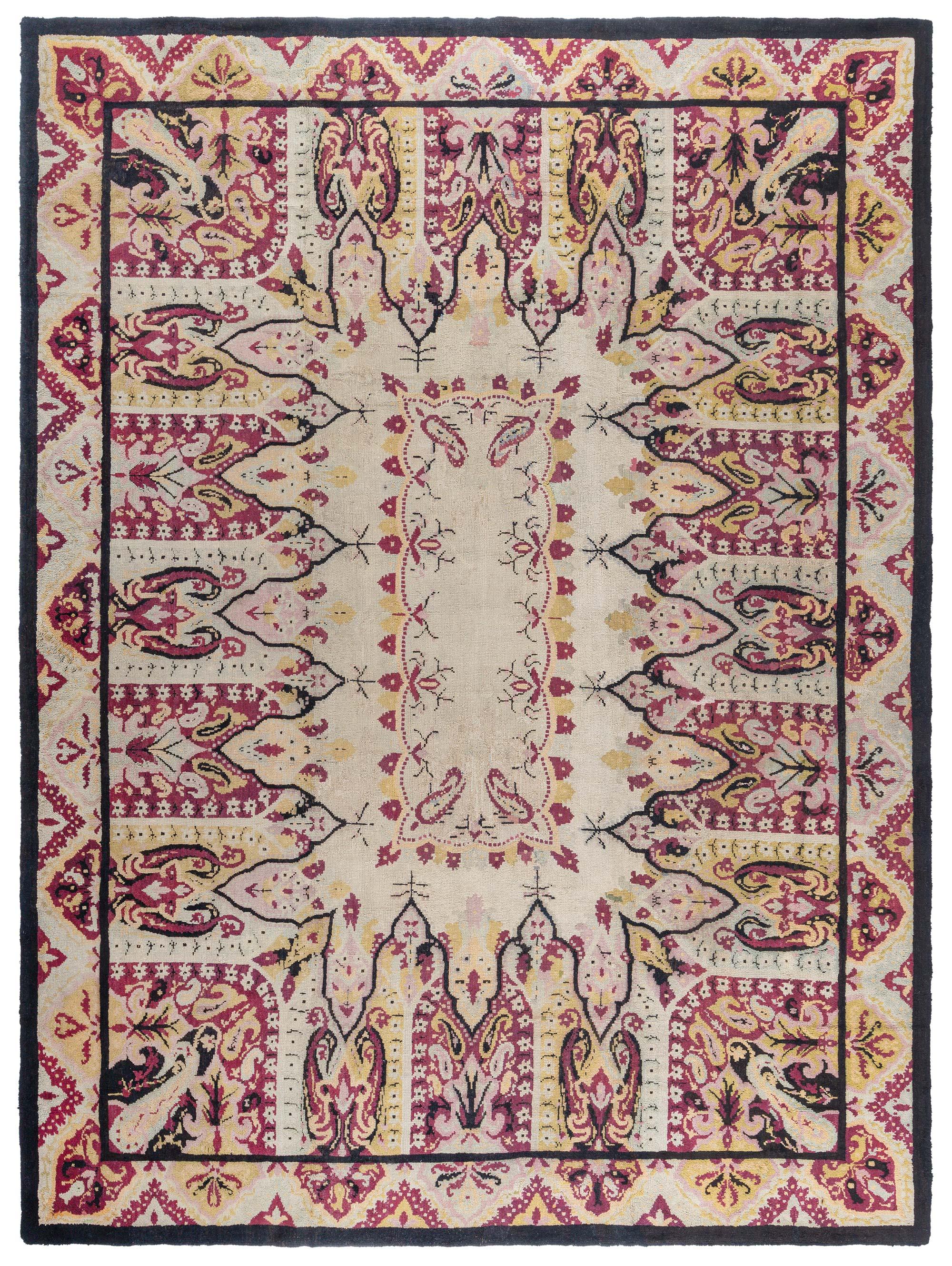 Doris Leslie Blau 19th Century Exuberant Vintage Spanish Rug
