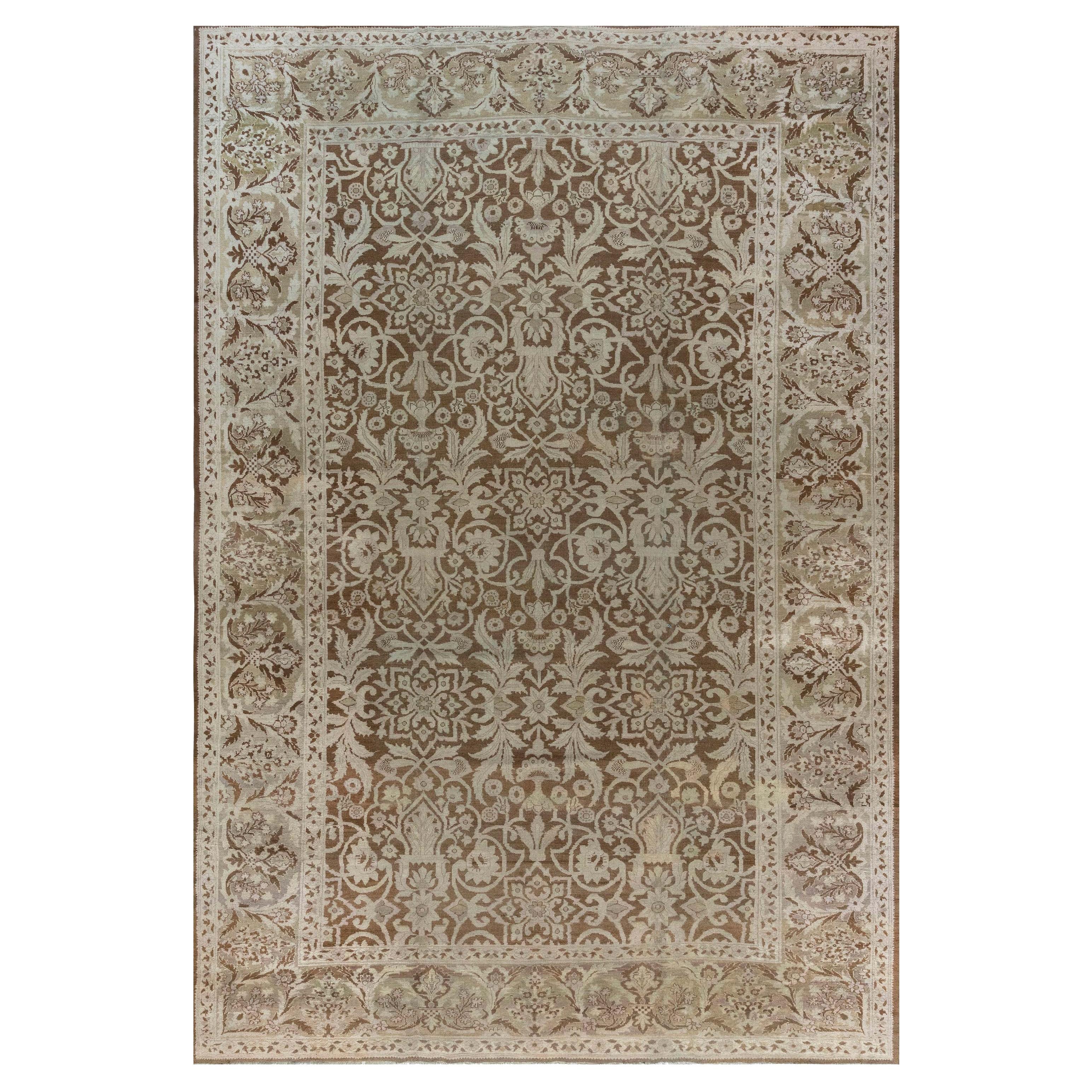 Doris Leslie Blau 19th Century Indian Amritsar Handmade Wool Rug