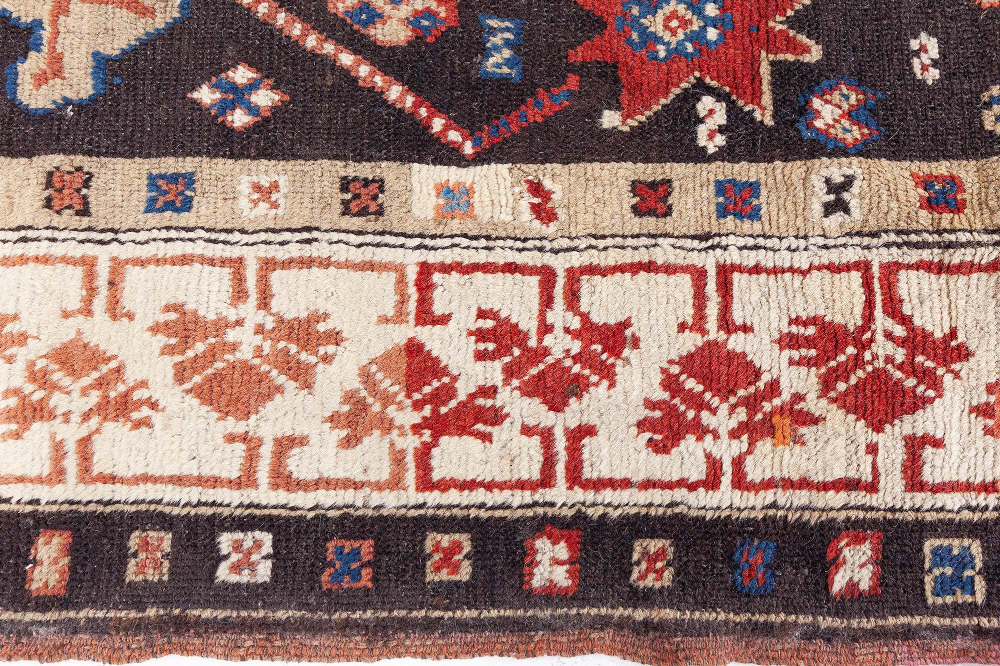 Laine Tapis de couloir Karabagh ancien Doris Leslie Blau du 19ème siècle, vers 1880 en vente