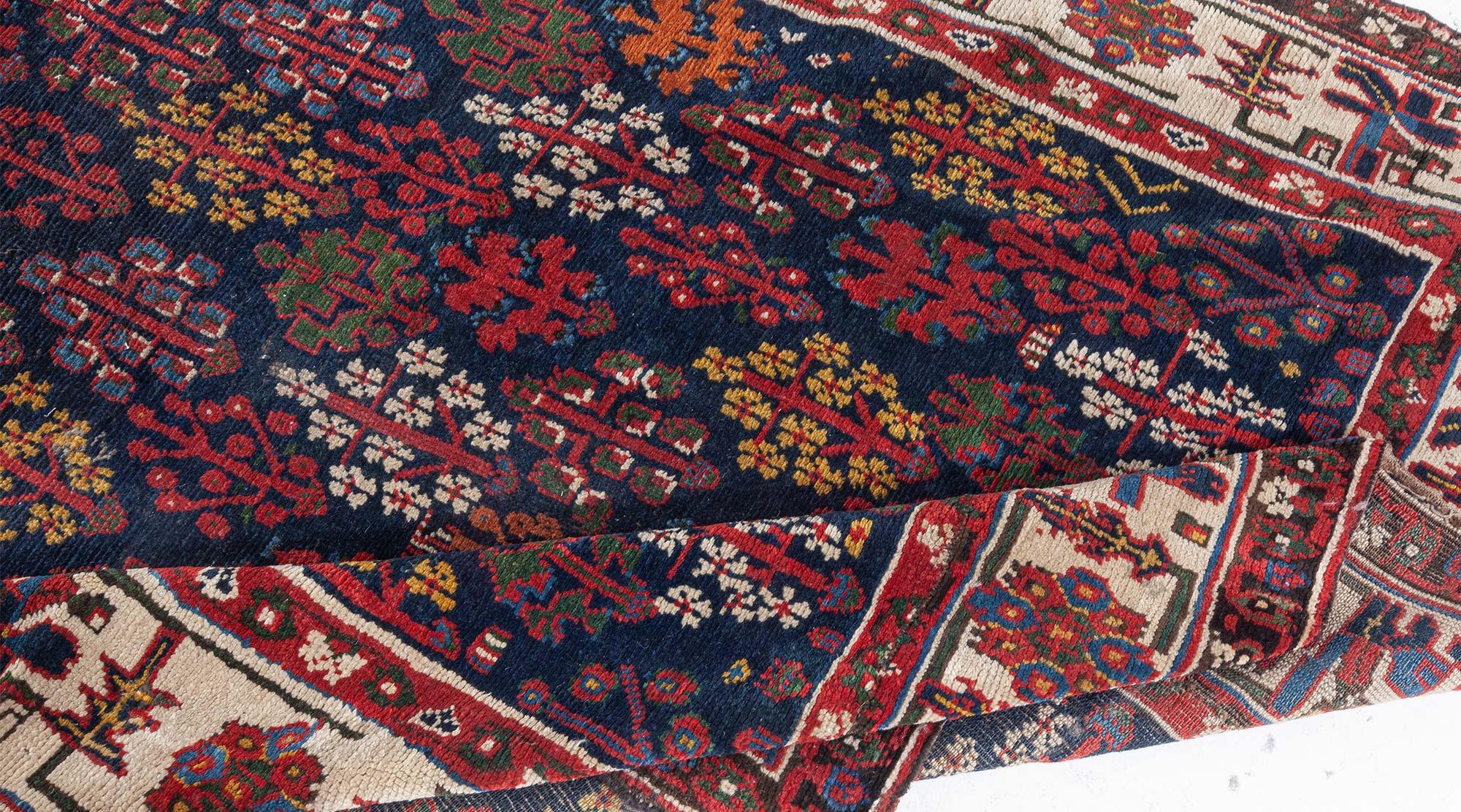 Doris Leslie Blau 19th Century North West Persian Botanic Handwoven Wool Rug For Sale 4