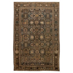 Tapis persan Sultanabad en laine fait à la main Doris Leslie Blau 19ème siècle