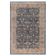 Antique Doris Leslie Blau 19th Century Persian Tabriz Handmade Wool Carpet