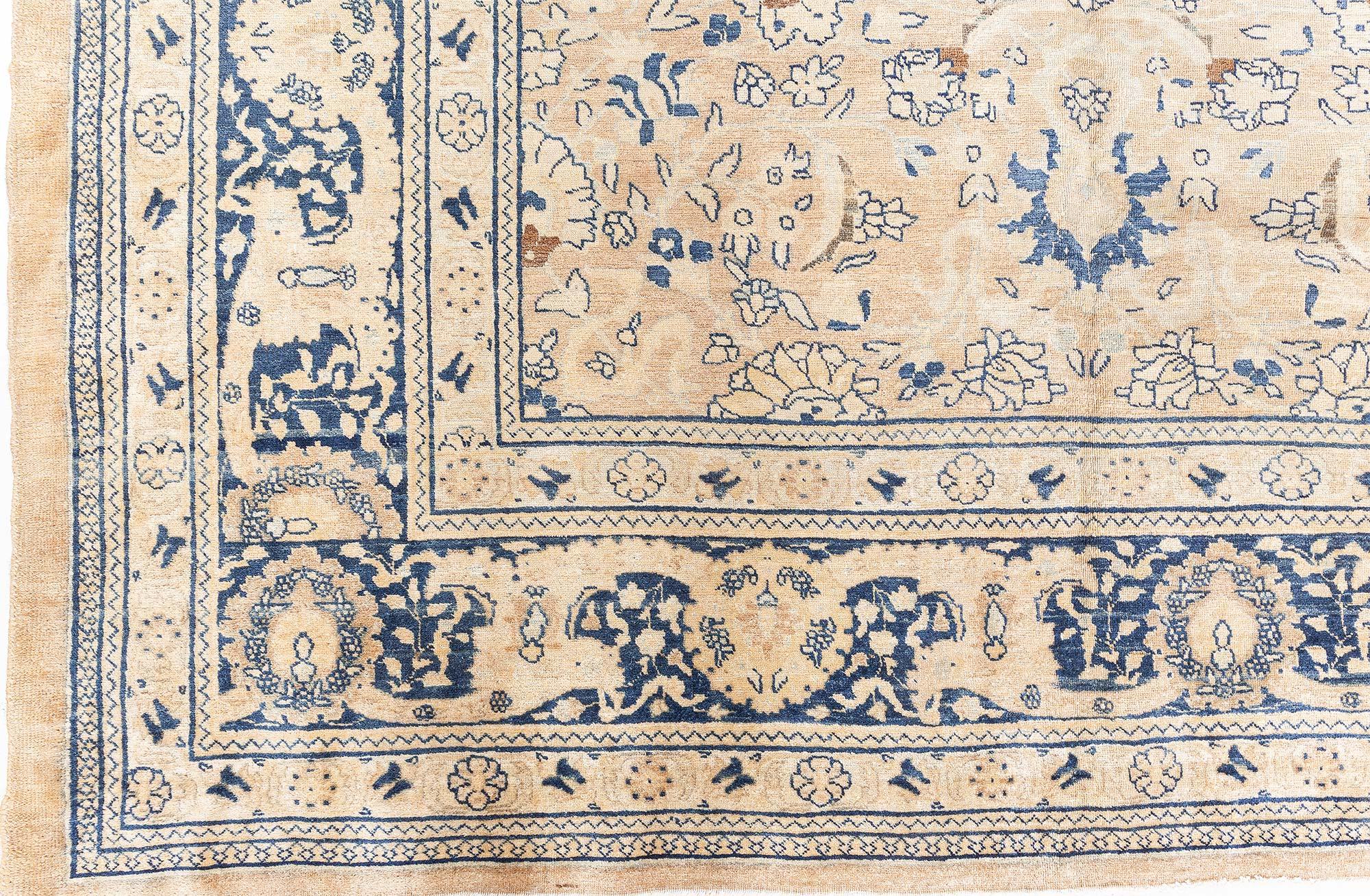 Perse Tapis persan de Tabriz du 19ème siècle fait à la main Doris Leslie Blau en vente